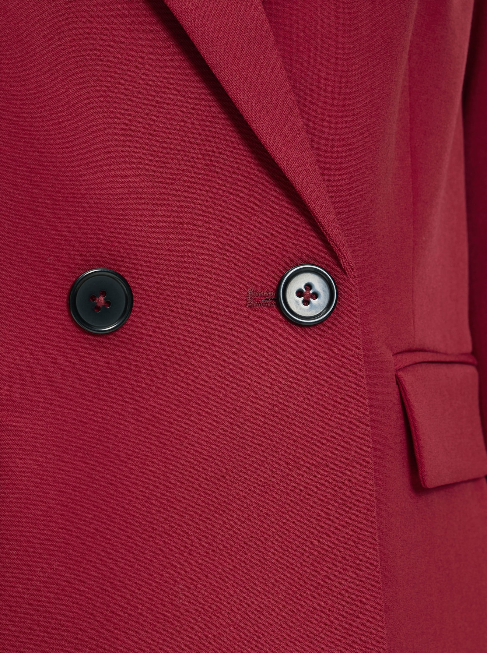 Blazer mit knöpfbarer Innentasche - kirsche