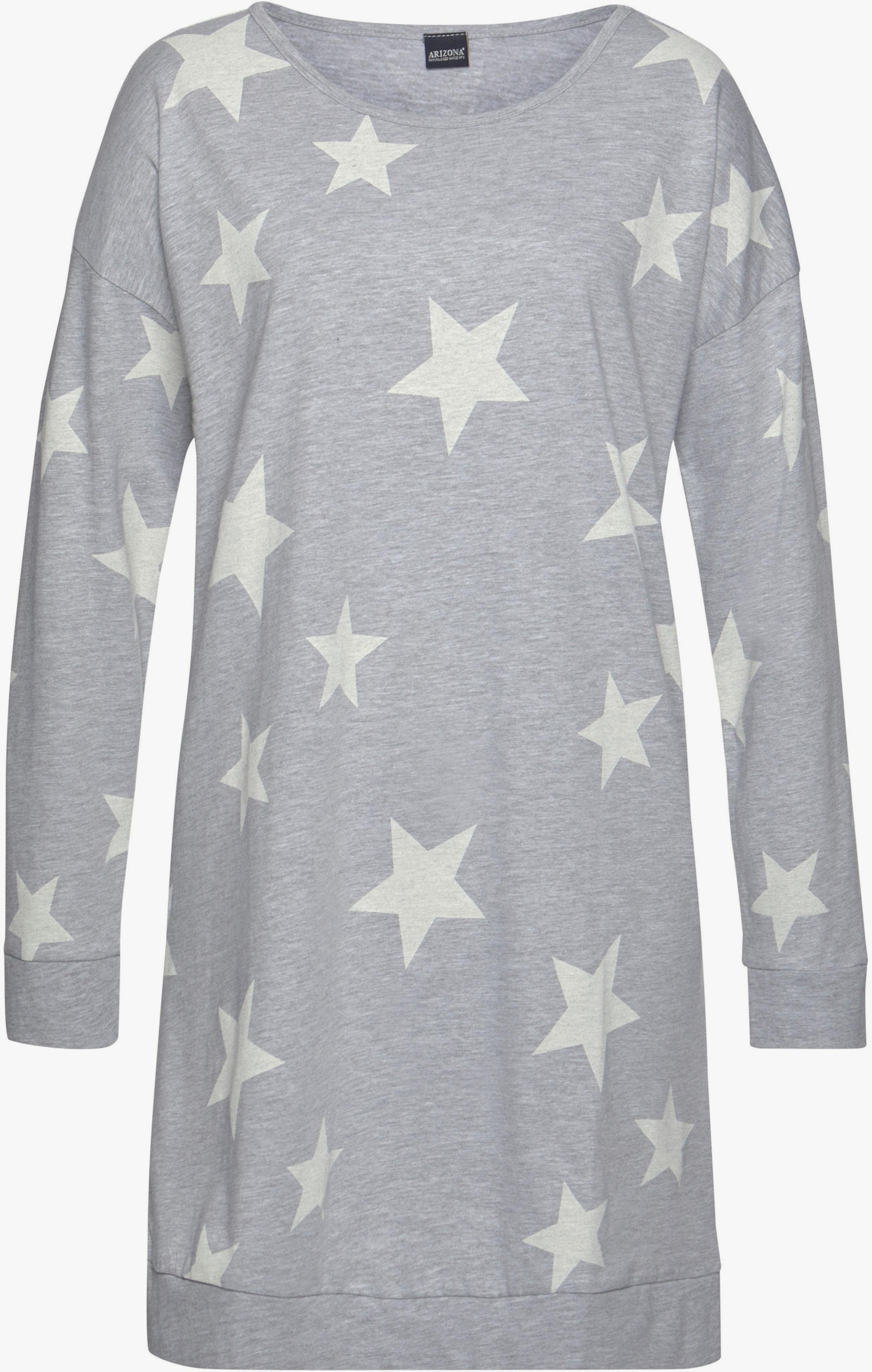 Arizona Nachthemd - rosa + grau