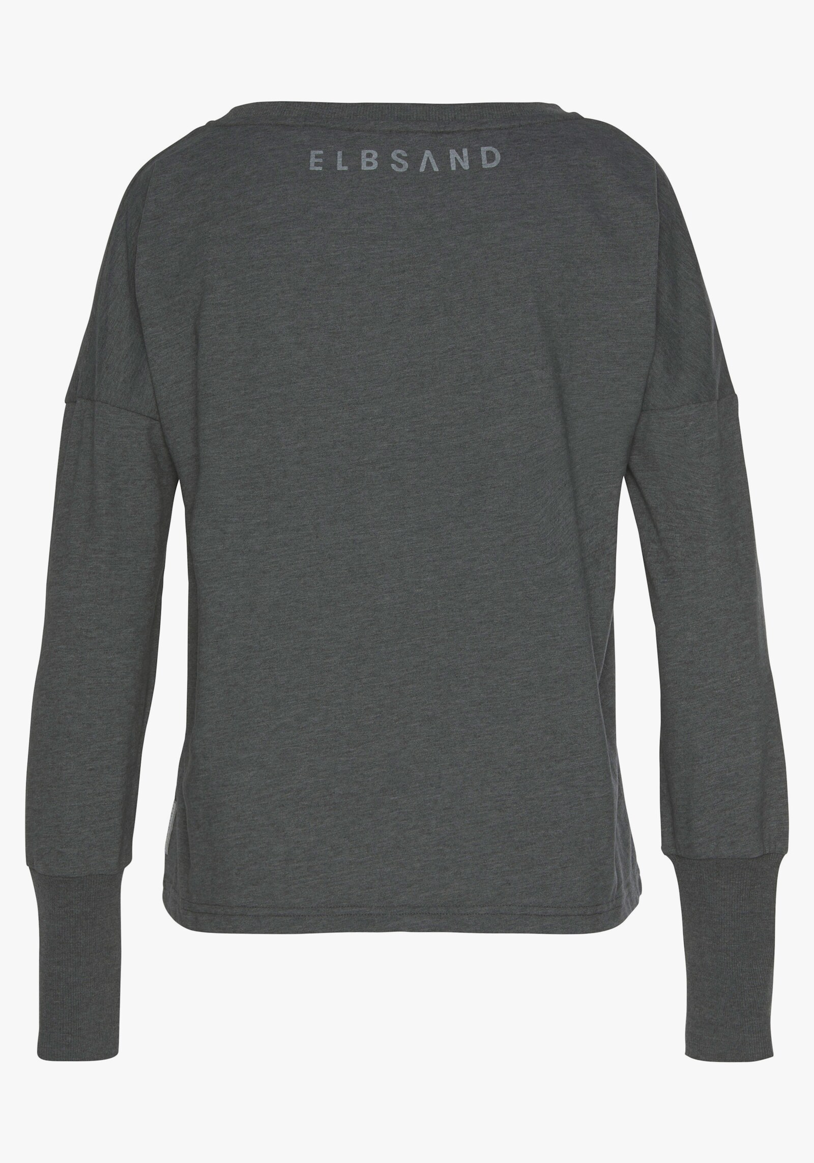 Elbsand Longsleeve - antraciet gemêleerd