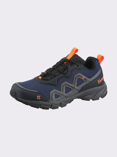 Trekkingschuh mit elastischen Schnürsenkeln - marine