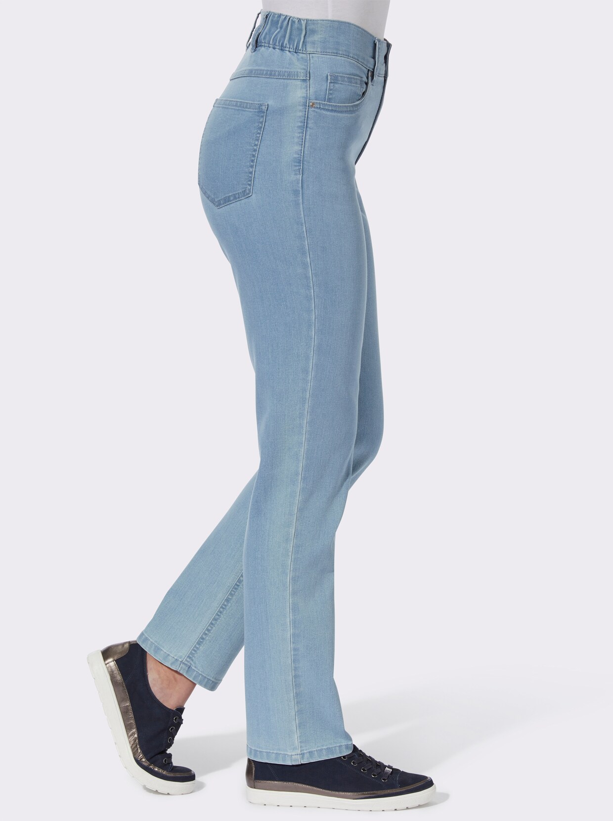 Jeans - blue-bleached
