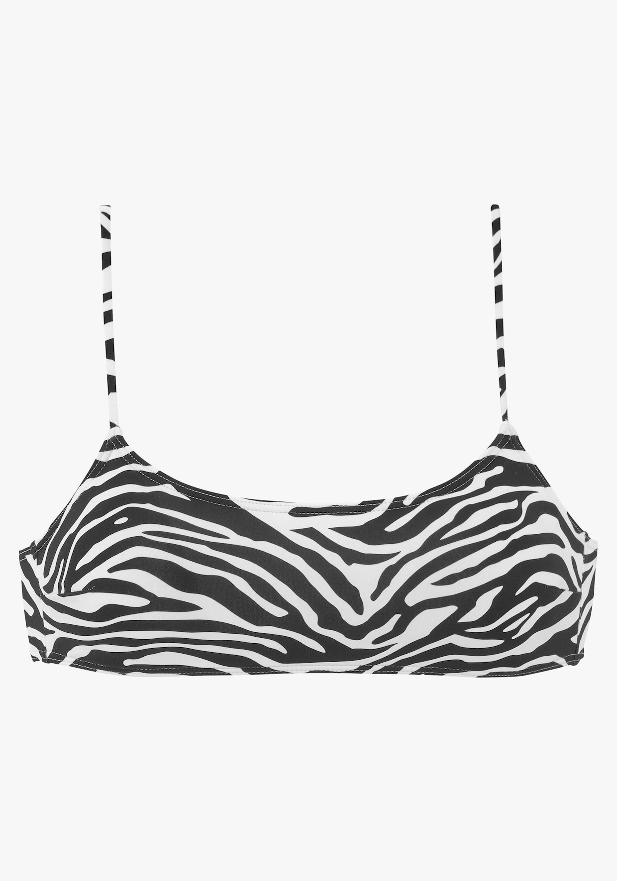 Venice Beach Bustier-Bikini-Top - schwarz-weiss