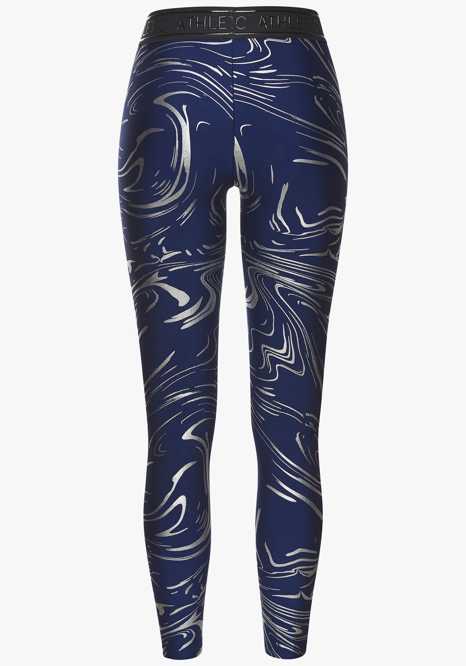 LASCANA ACTIVE Funktionsleggings - blau, silber