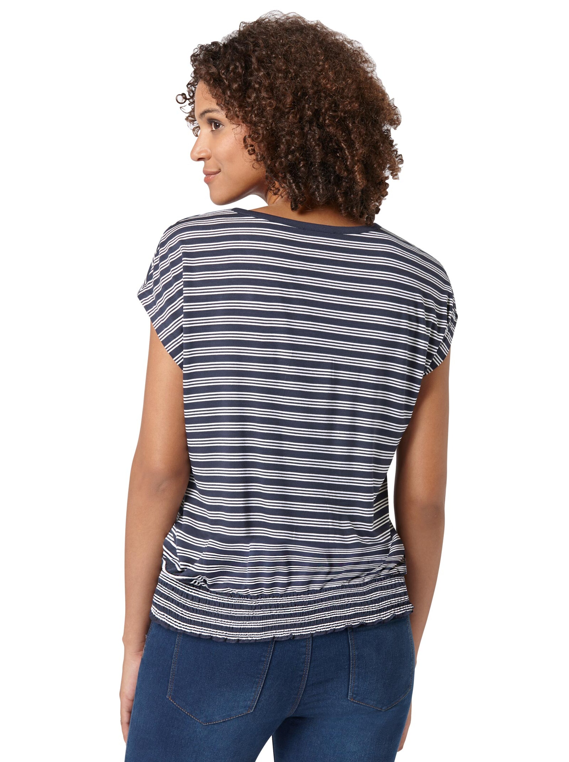 Collection L Shirt - marine-ecru-gestreift