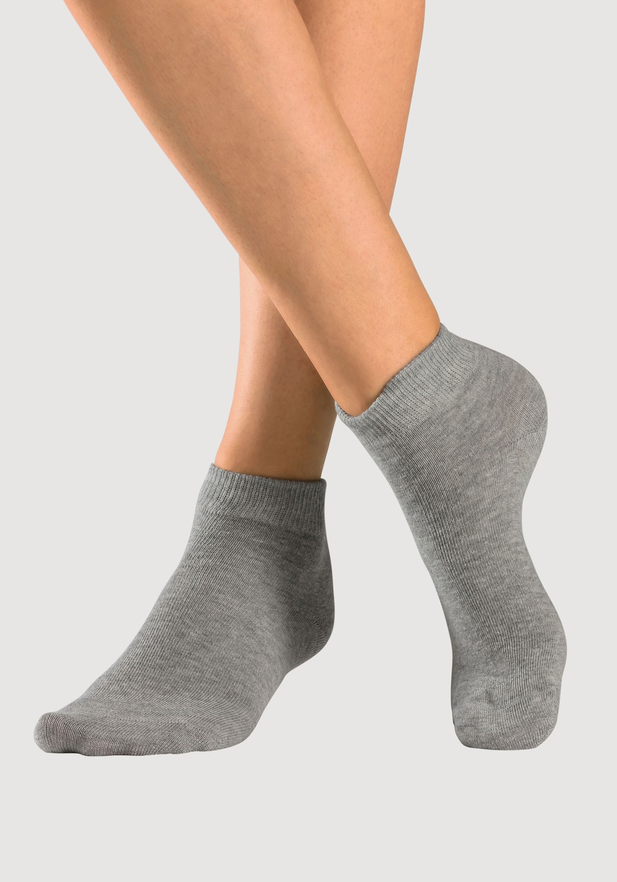 H.I.S Kurzsocken - 4x schwarz, 2x anthrazit meliert, 2x grau meliert, 2x hellgrau meliert