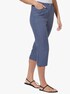 Capri-Hose - rauchblau