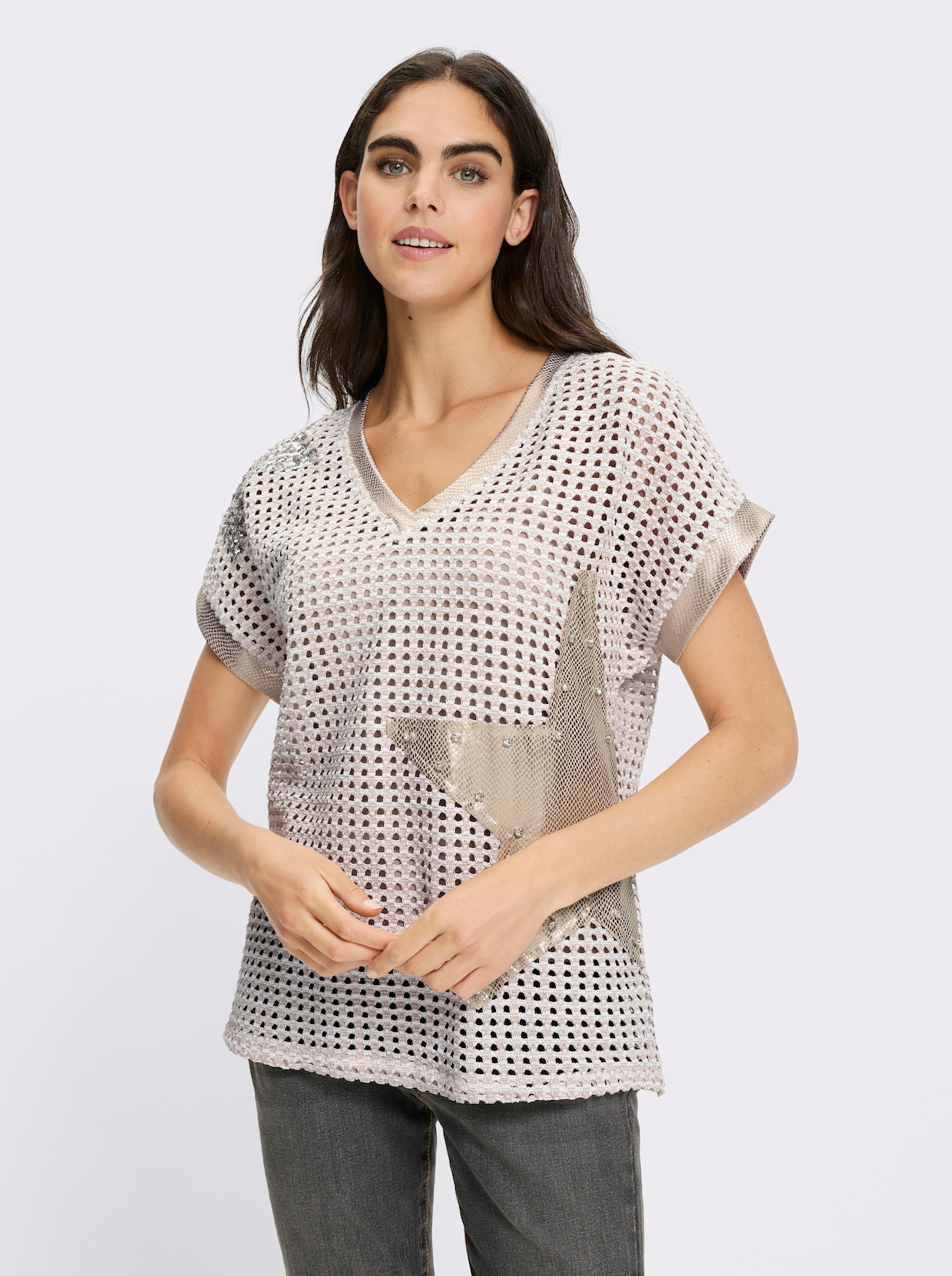 heine Pull ajouré - sable