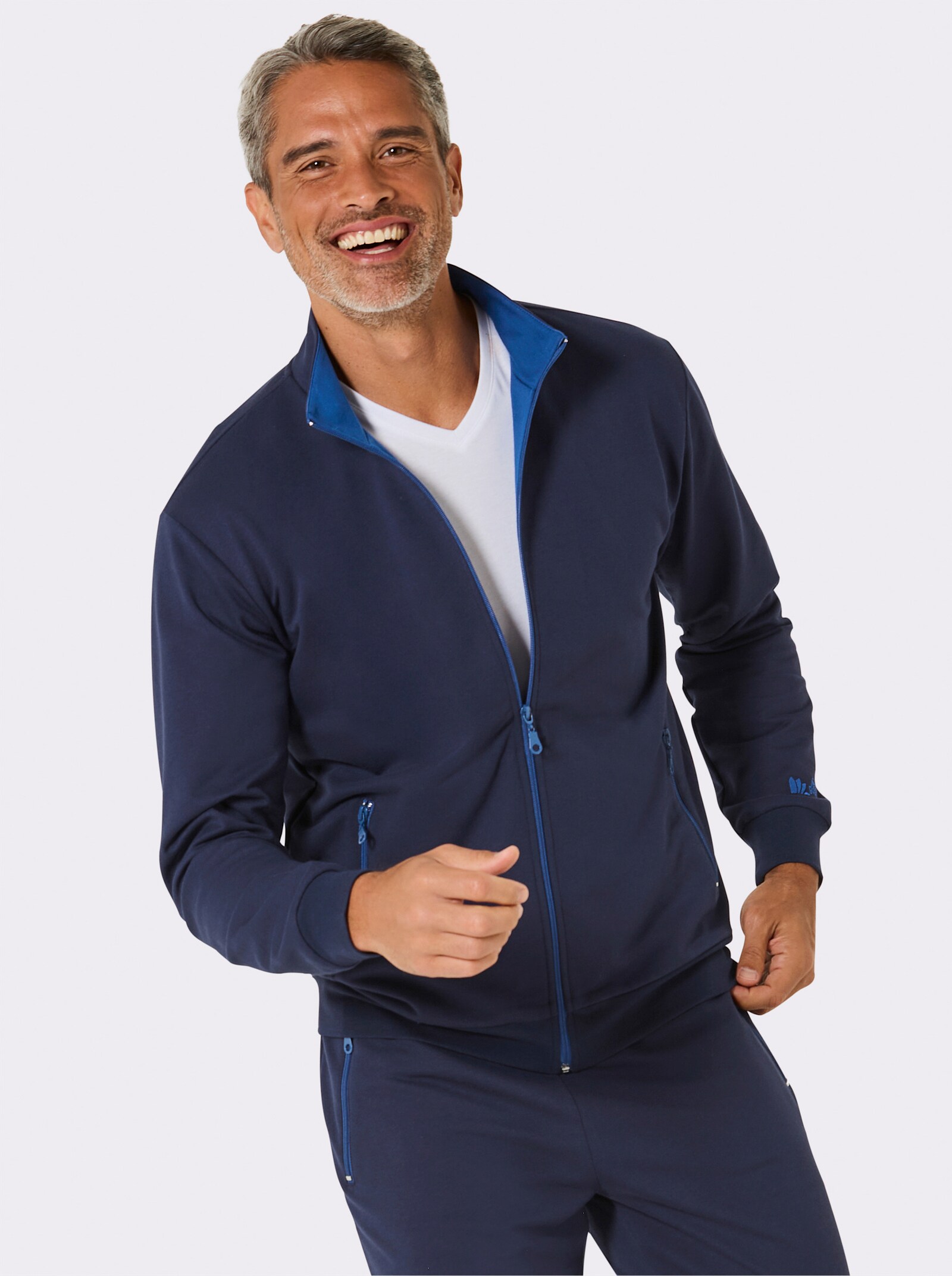 feel good Hausanzug - marine-royalblau