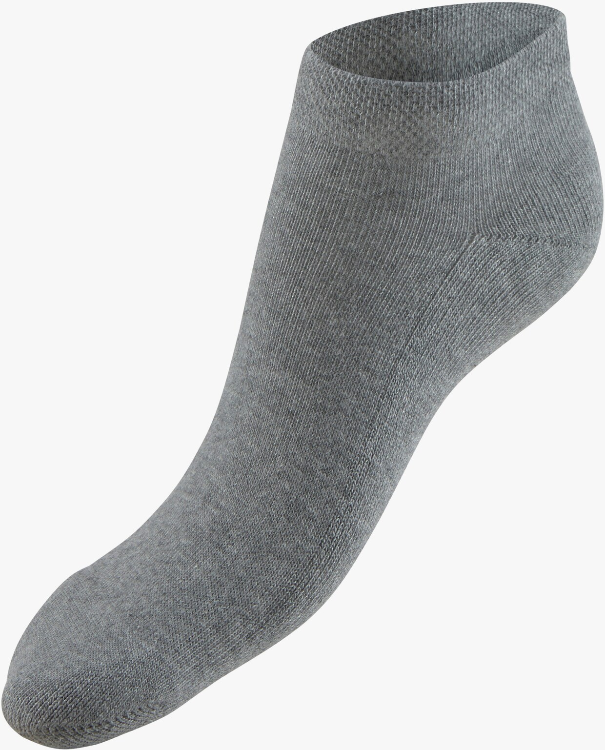 H.I.S Sneakersocken - 2x schwarz, 2x weiss, 2x grau-meliert