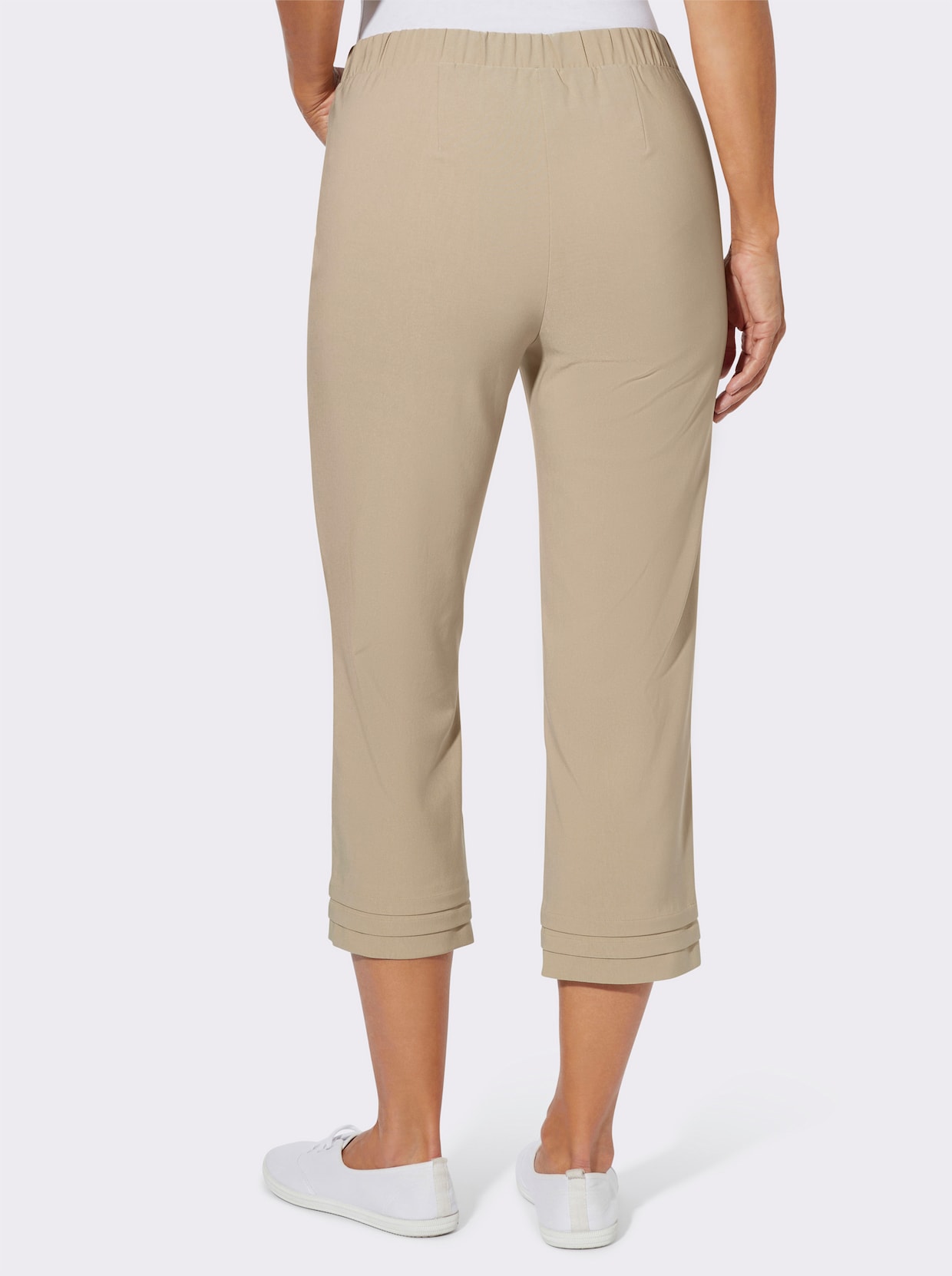 3/4-Hose mit Dehnbund - beige
