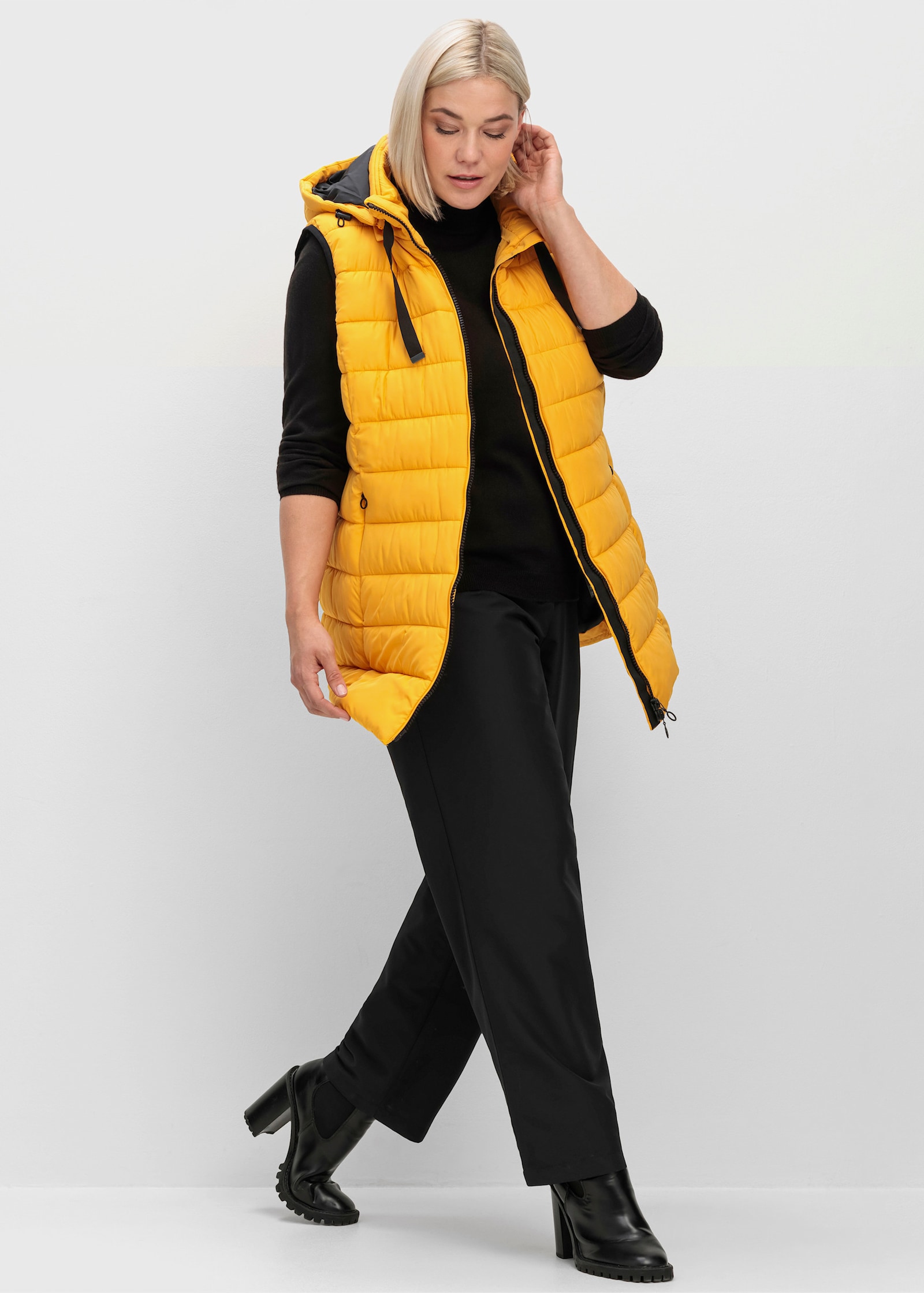 Thermohose mit wärmendem Futter - schwarz