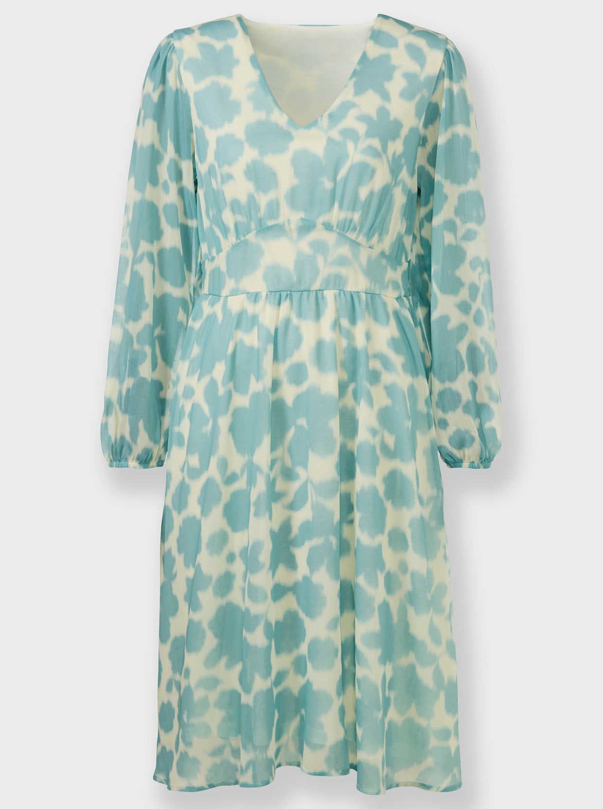 heine Robe imprimée - couleur ivoire-menthe imprimé