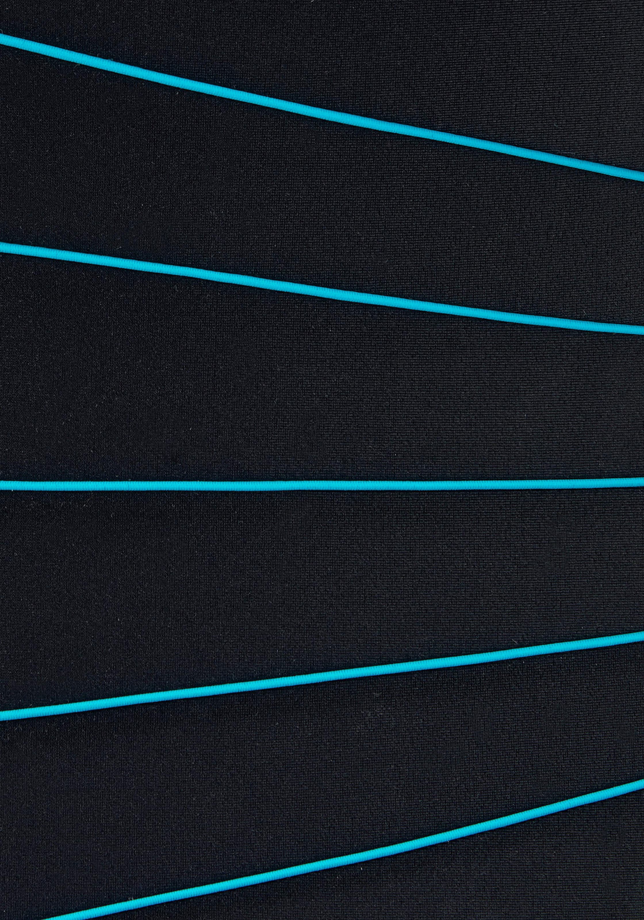 Badpak zwart/turquoise, foto 3
