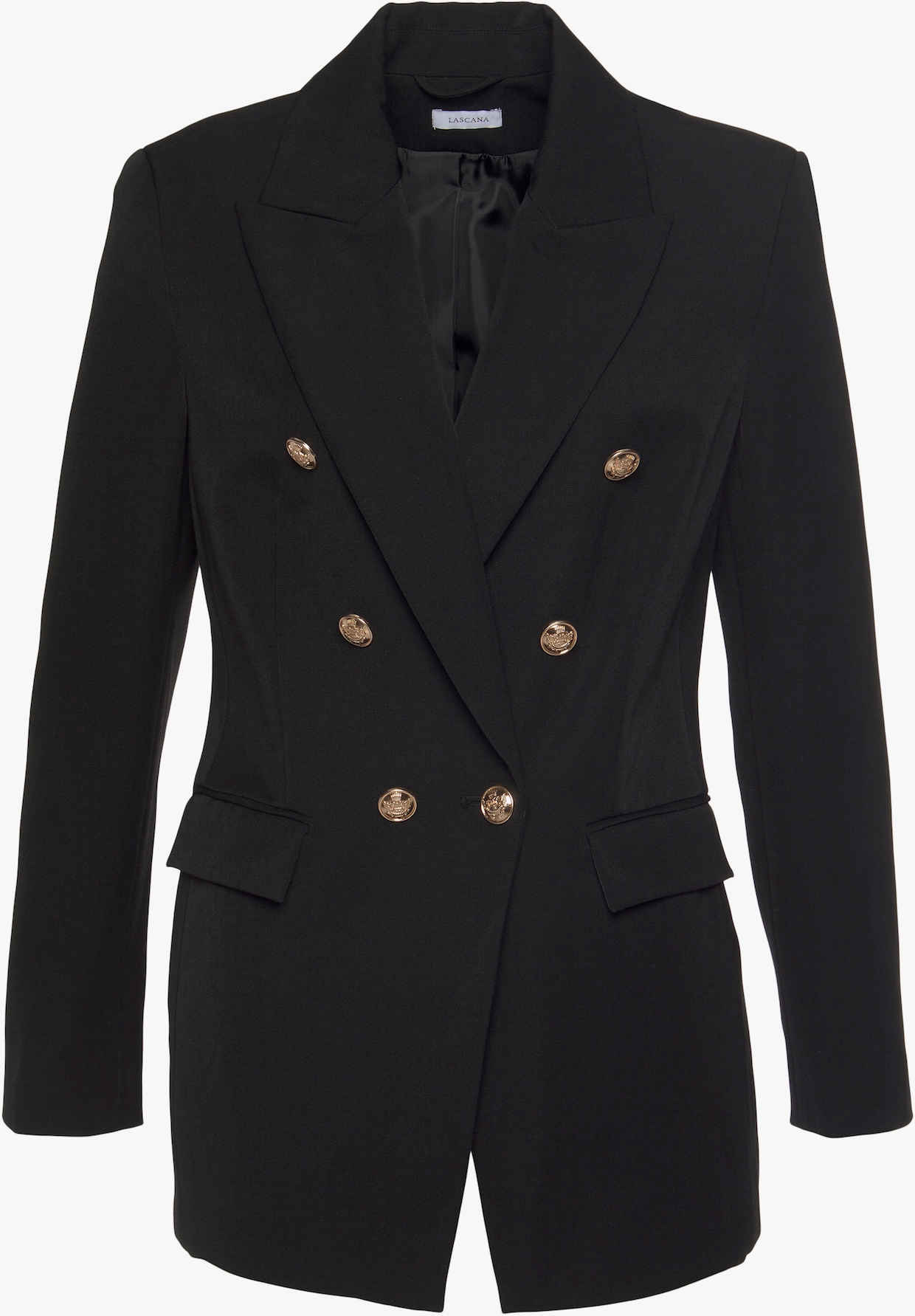 LASCANA Blazer long - noir