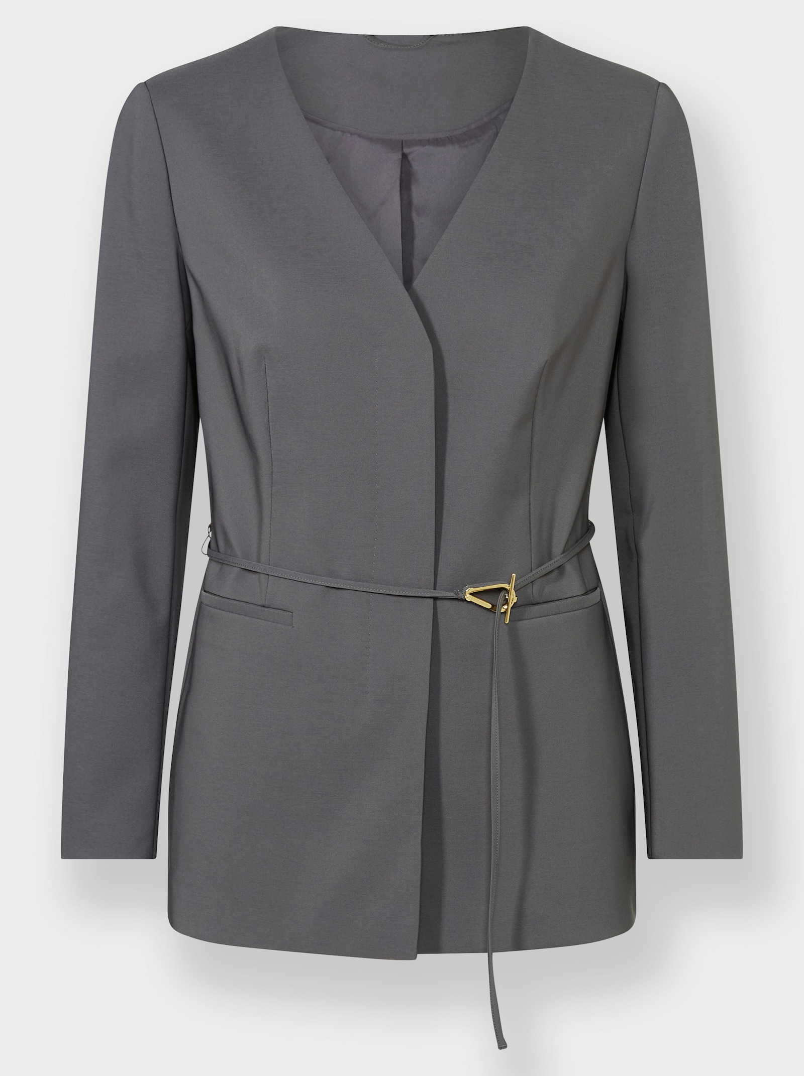 heine Hosenanzug mit Gürtel - anthrazit