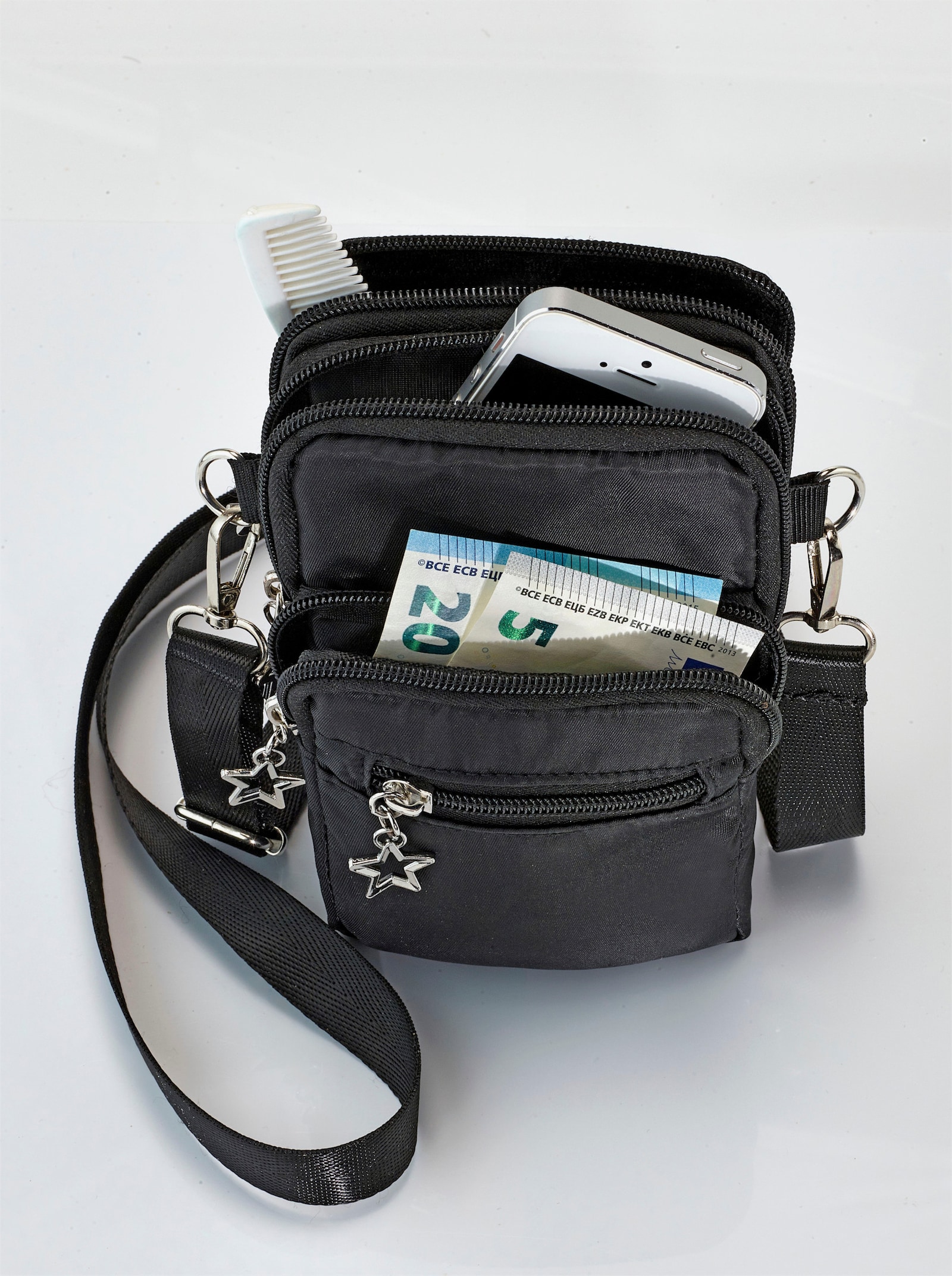 Handy-Tasche - schwarz