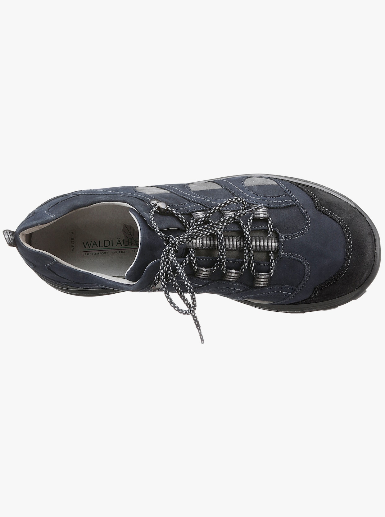 Waldläufer Schnürschuh - marine-schwarz