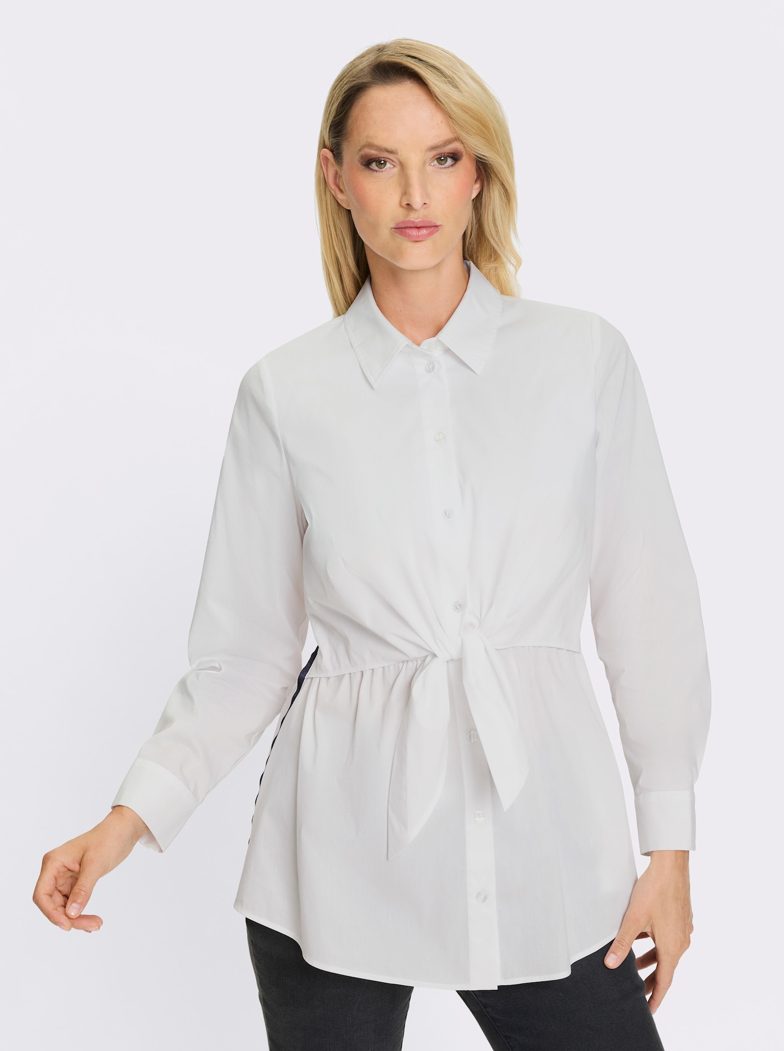 heine Hemdbluse - weiss