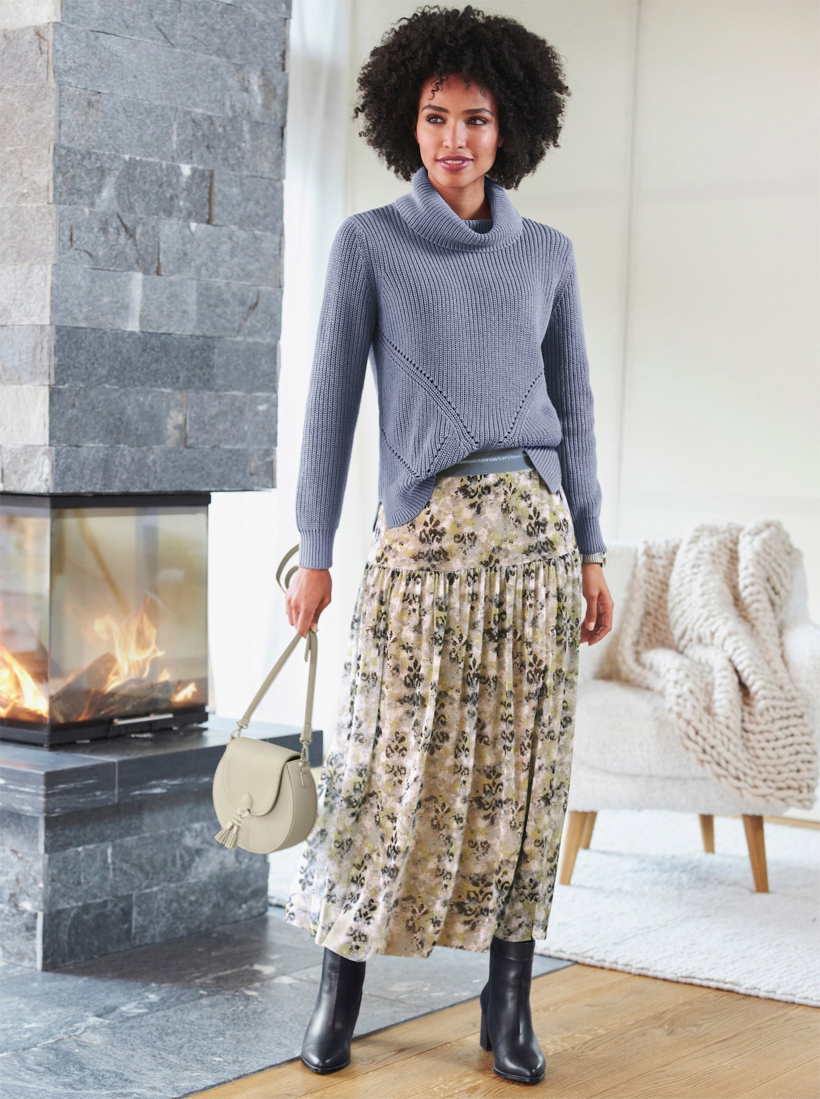 Andrea Conti Stiefelette - blau