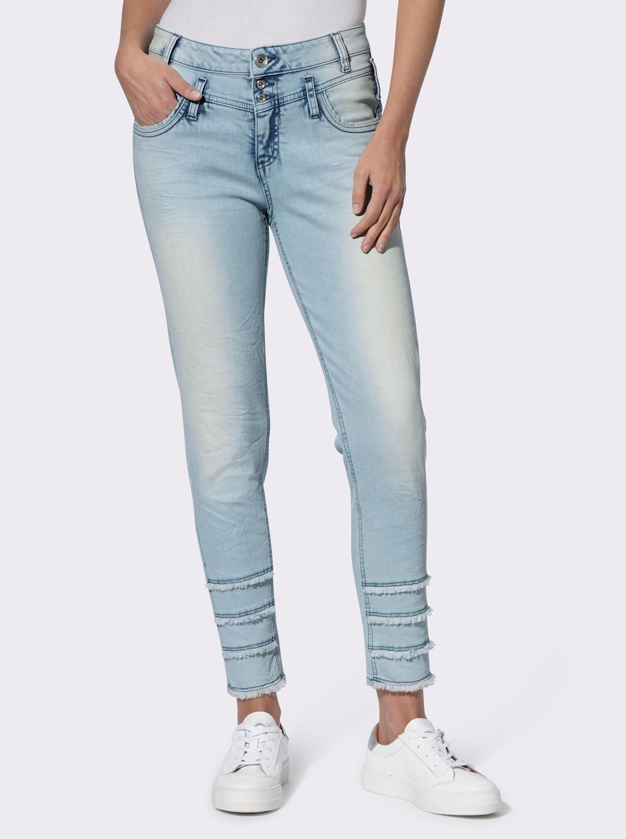 heine jeans - blue-bleached
