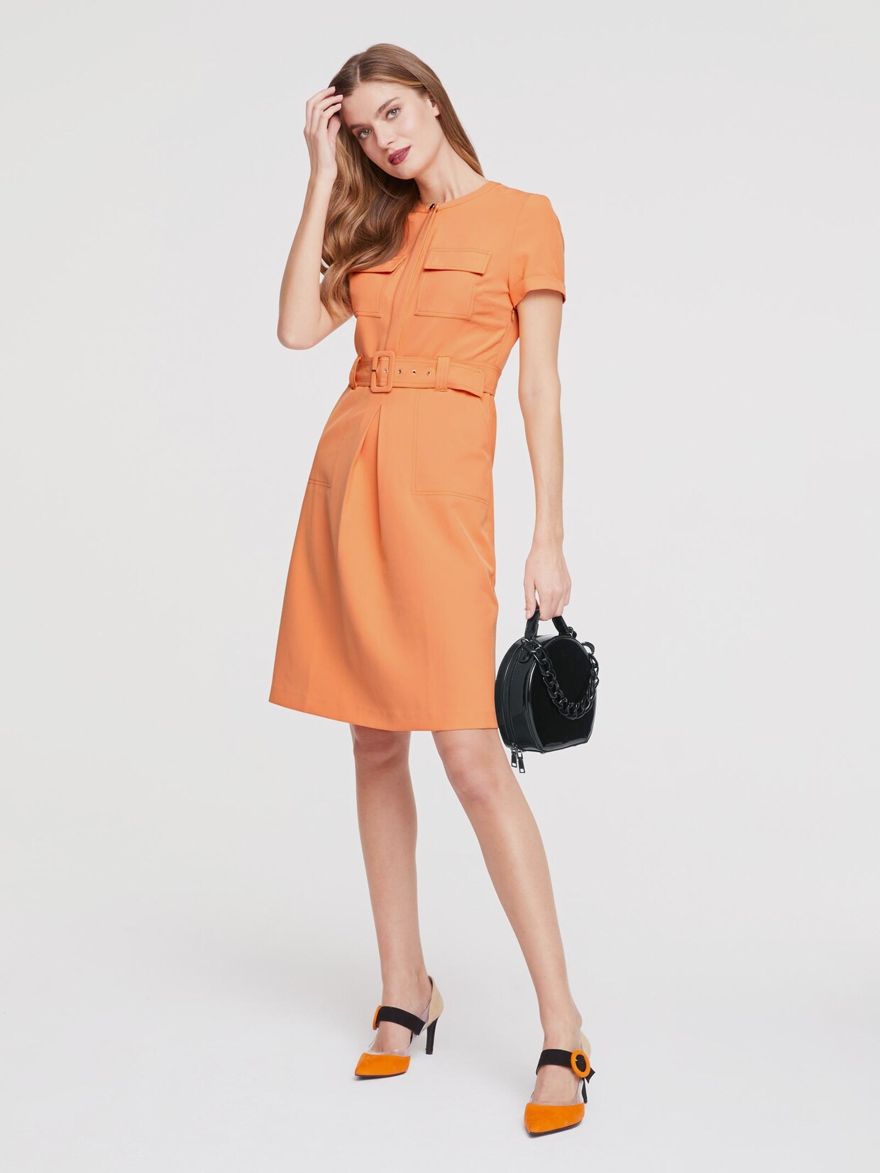 Ashley Brooke Kleid - orange