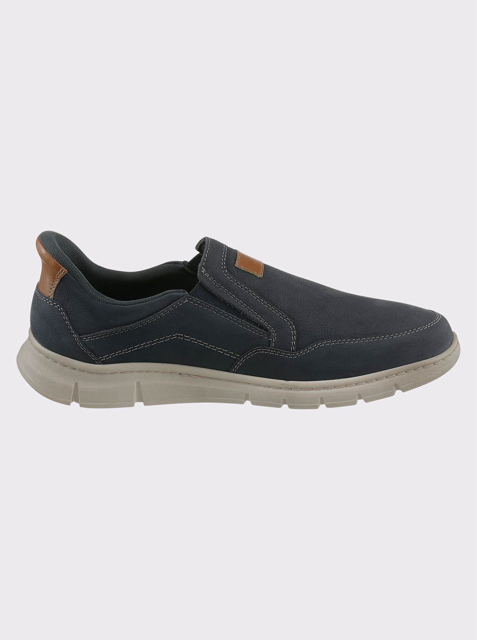 Naturläufer Slip-On Sneaker für einfaches Anziehen - dunkelblau