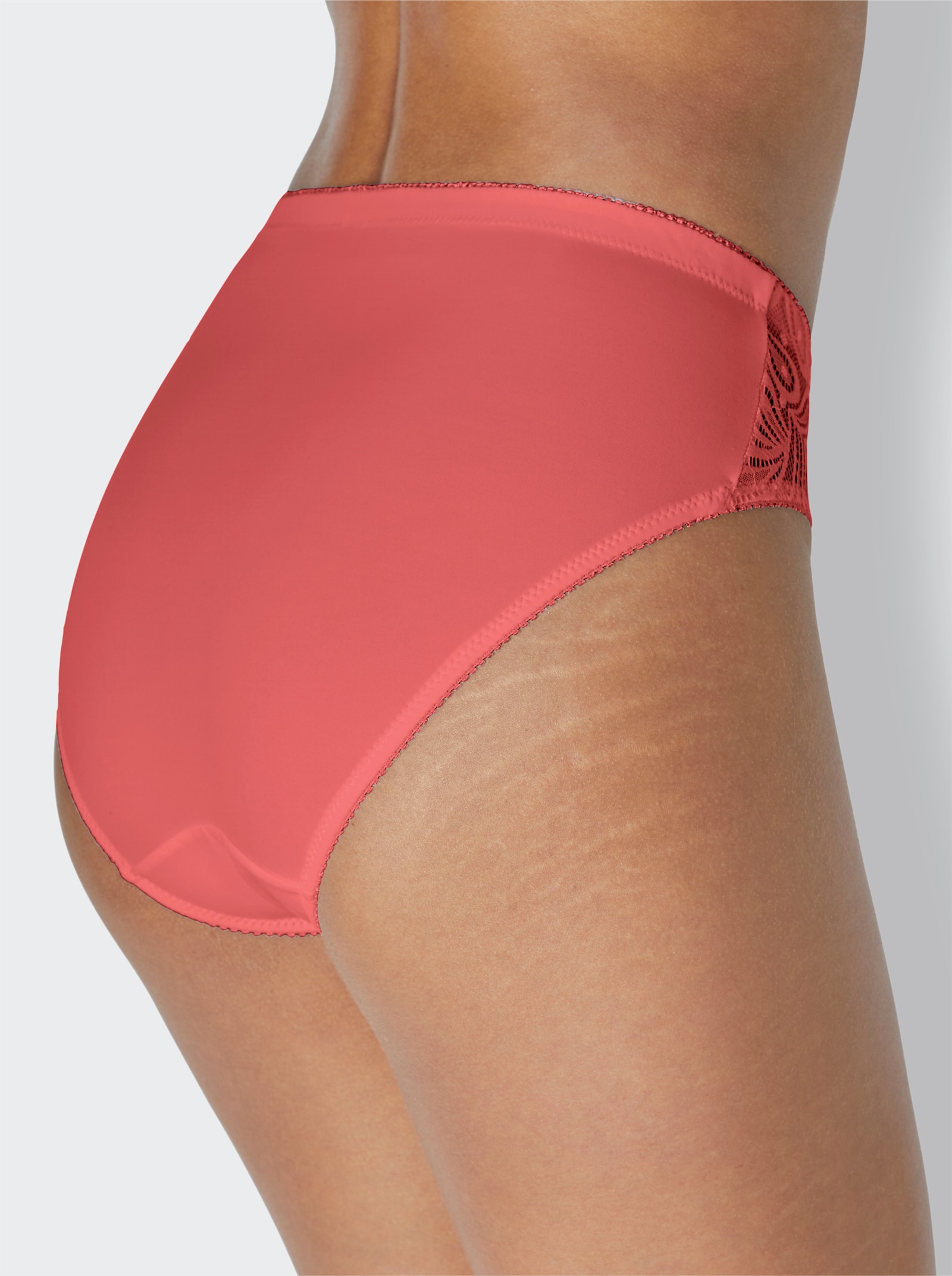 wäschepur Jazzpants mit Spitzen-Einsatz - hummer