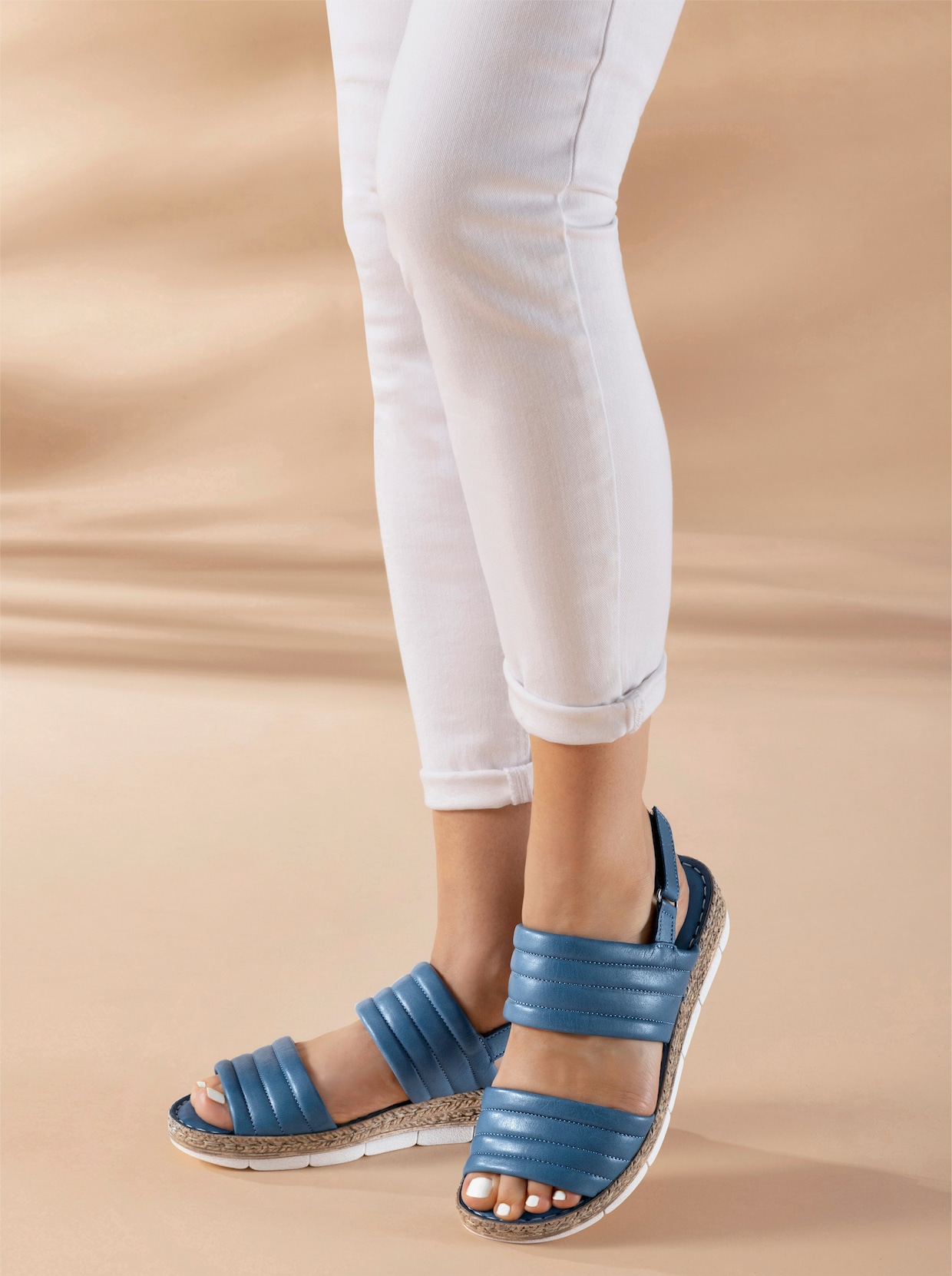 Andrea Conti Sandalette - jeansblau