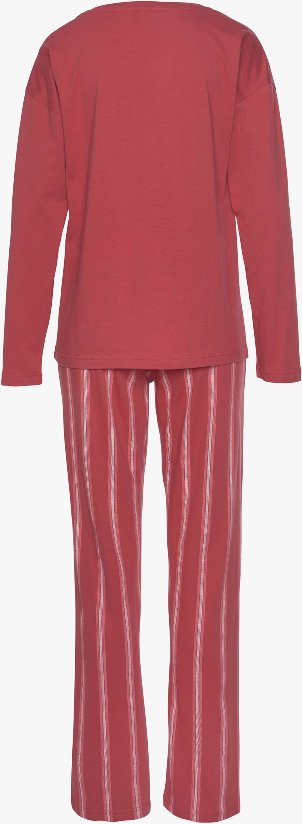 Vivance Dreams Pyjama - rot-gestreift