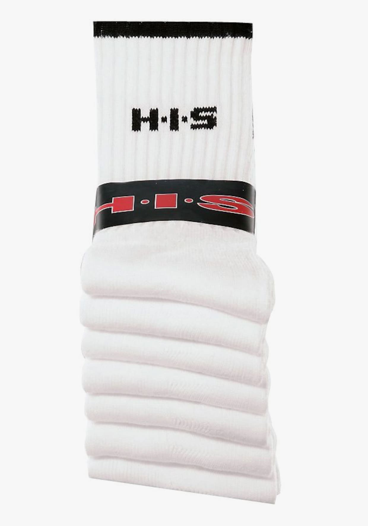 H.I.S Chaussettes de sport - blanc