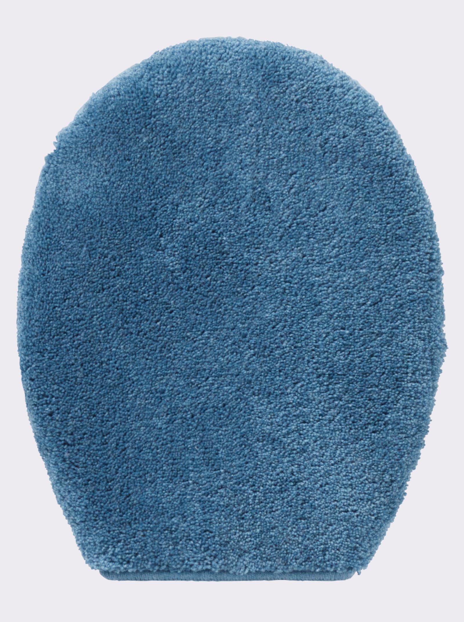 Grund Badematte - blau-gemustert