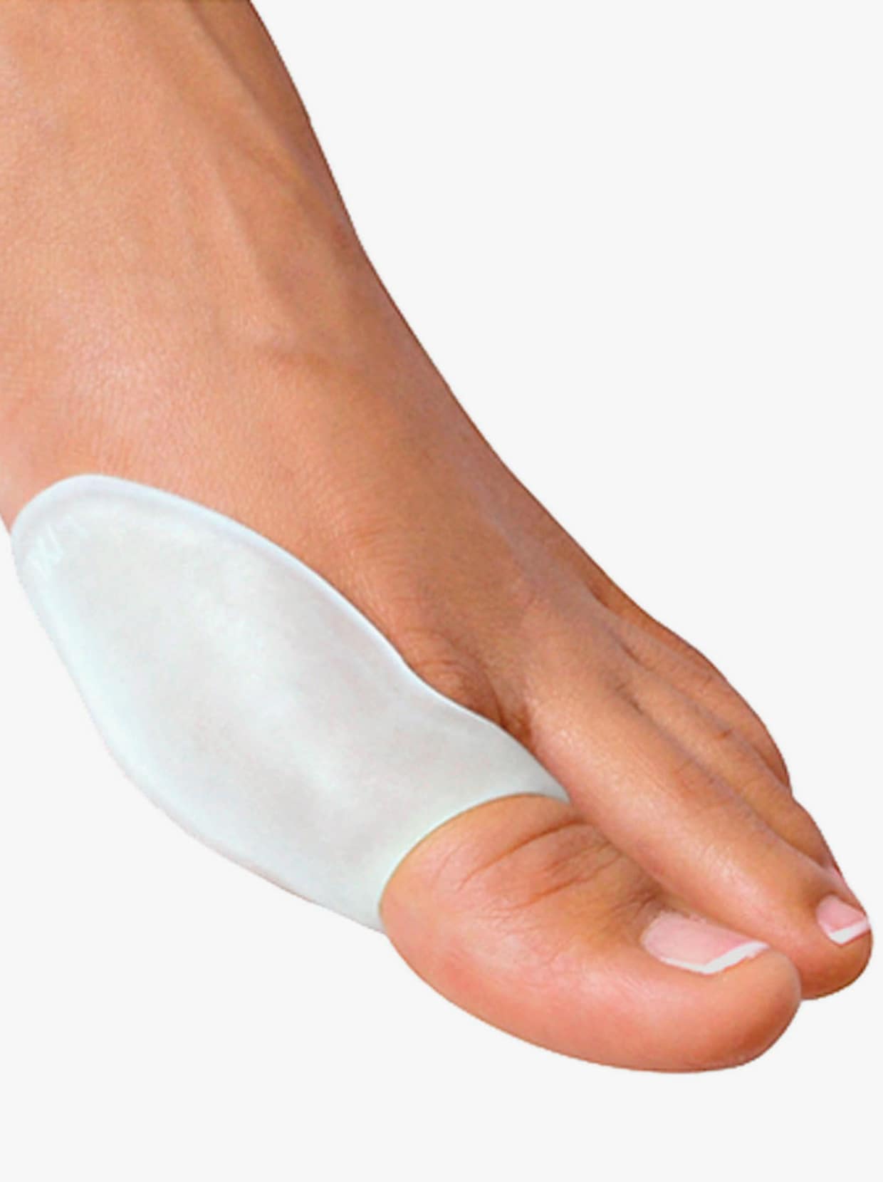 Silikon-Hallux-Schutz - weiss