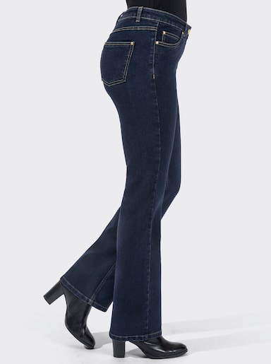 Bootcut-Jeans im 5-Pocket-Stil - dark blue