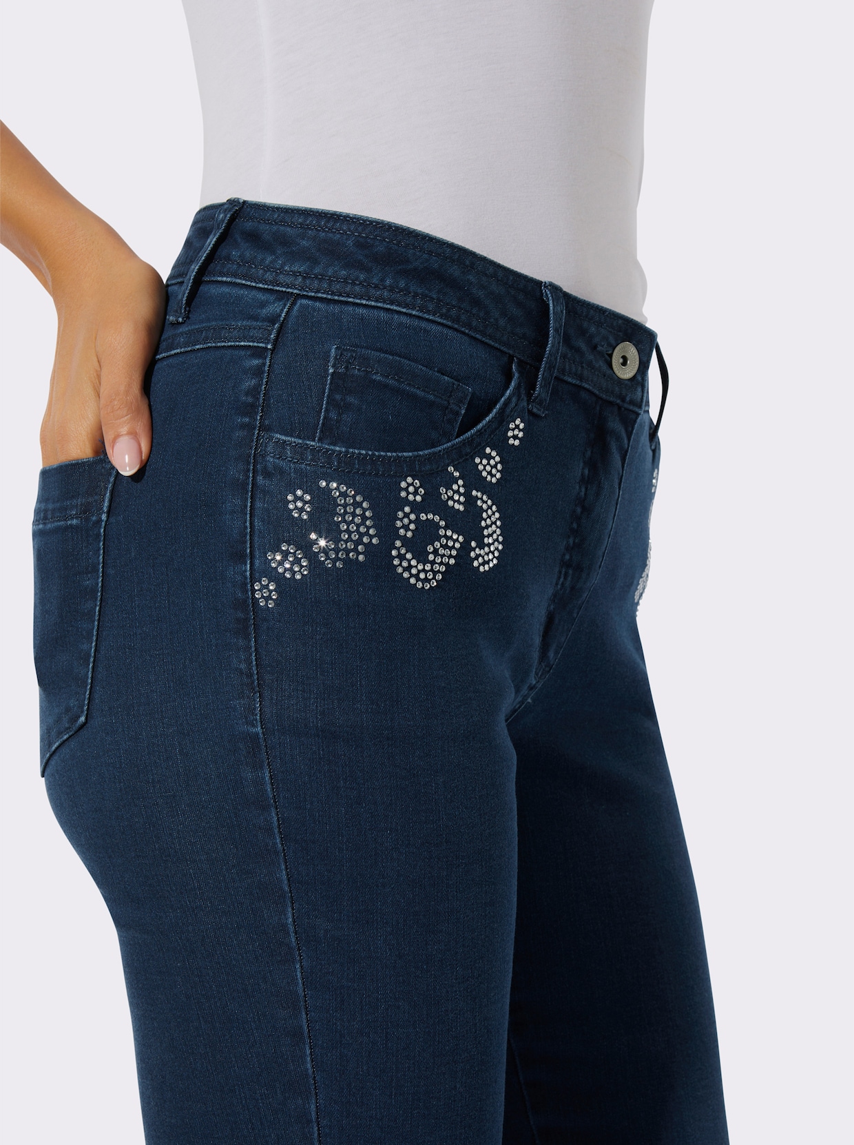 5-Pocket-Jeans - blue-stone-washed