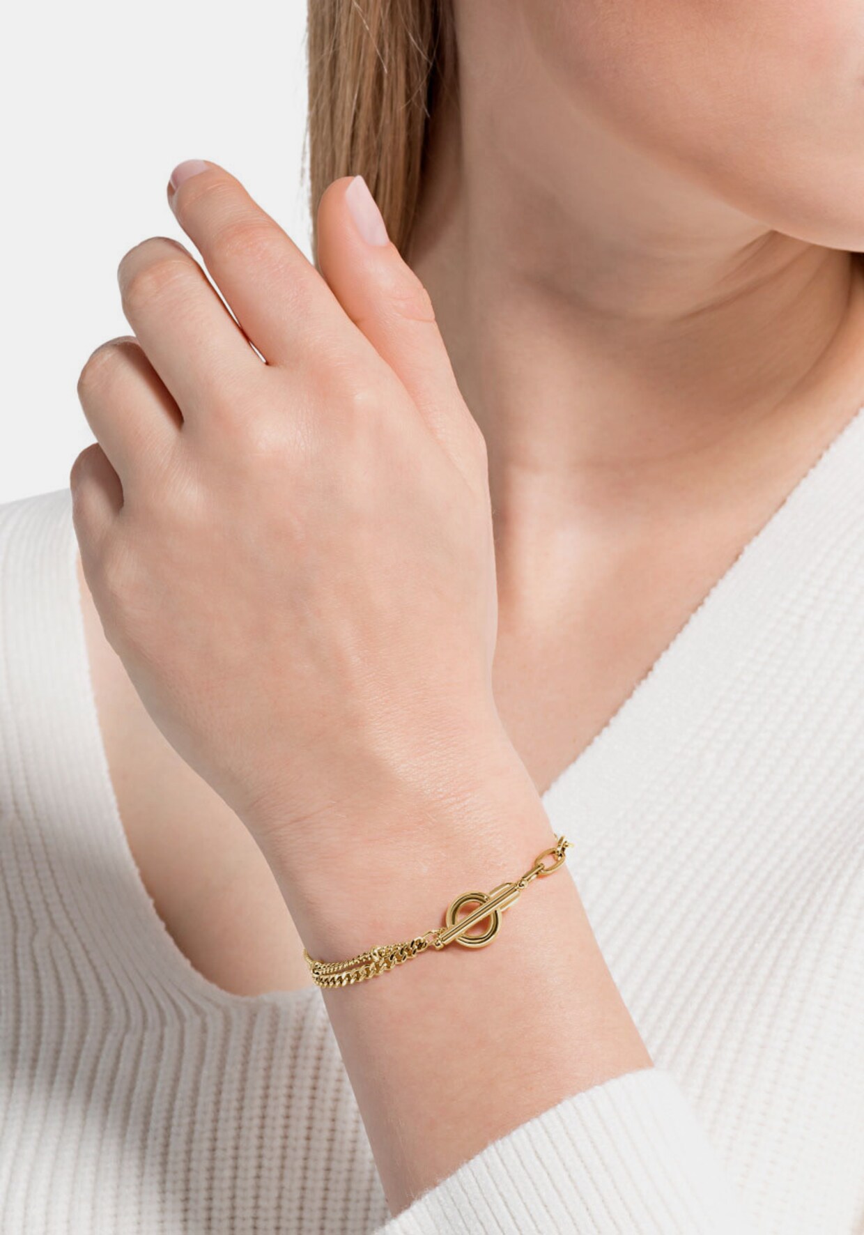 JOOP! Armband - geelgoudkleurig