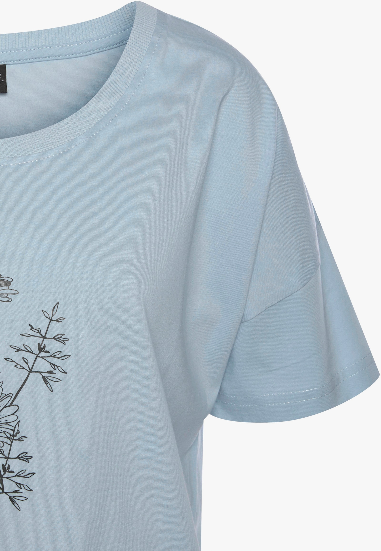 Vivance Dreams Bigshirt - bordeaux + hellblau