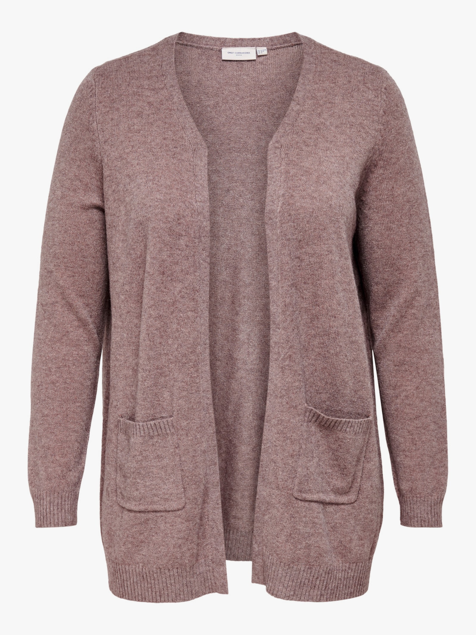 ONLY CARMAKOMA Strickjacke - rose brown detail:melange
