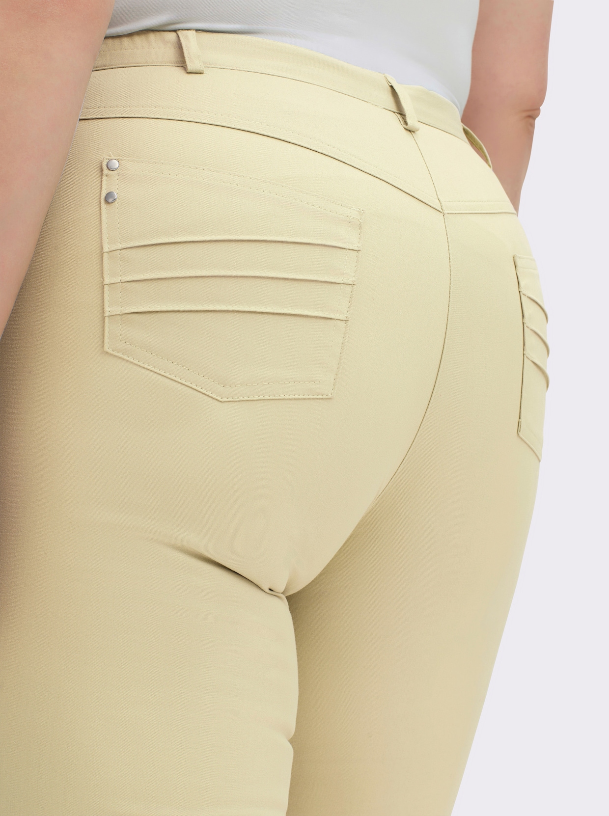 Cosma Funktionshose schmutzabweisend und knitterarm - hellgelb