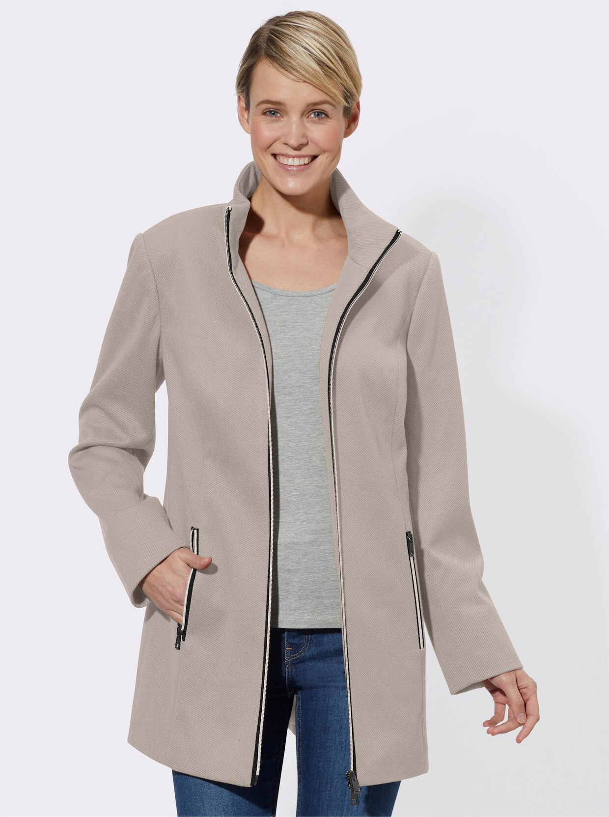Outdoorjacke - beige