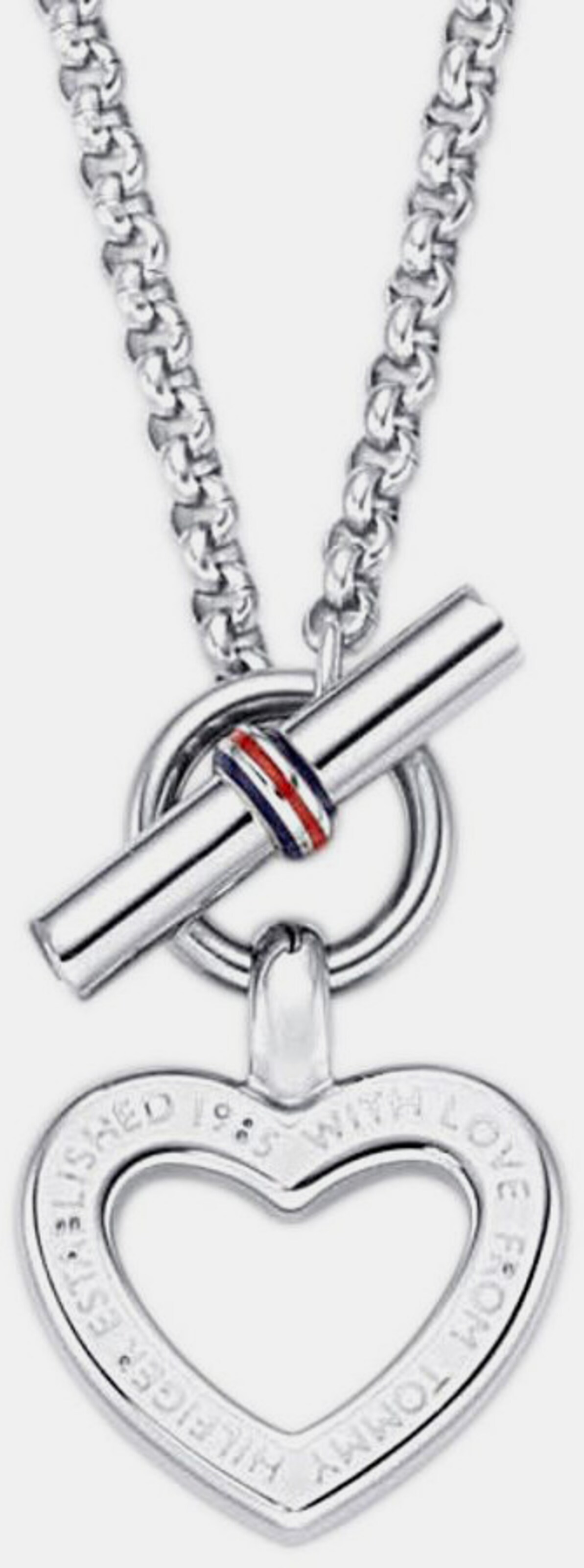 TOMMY HILFIGER Kette mit Anhänger - edelstahlfarben