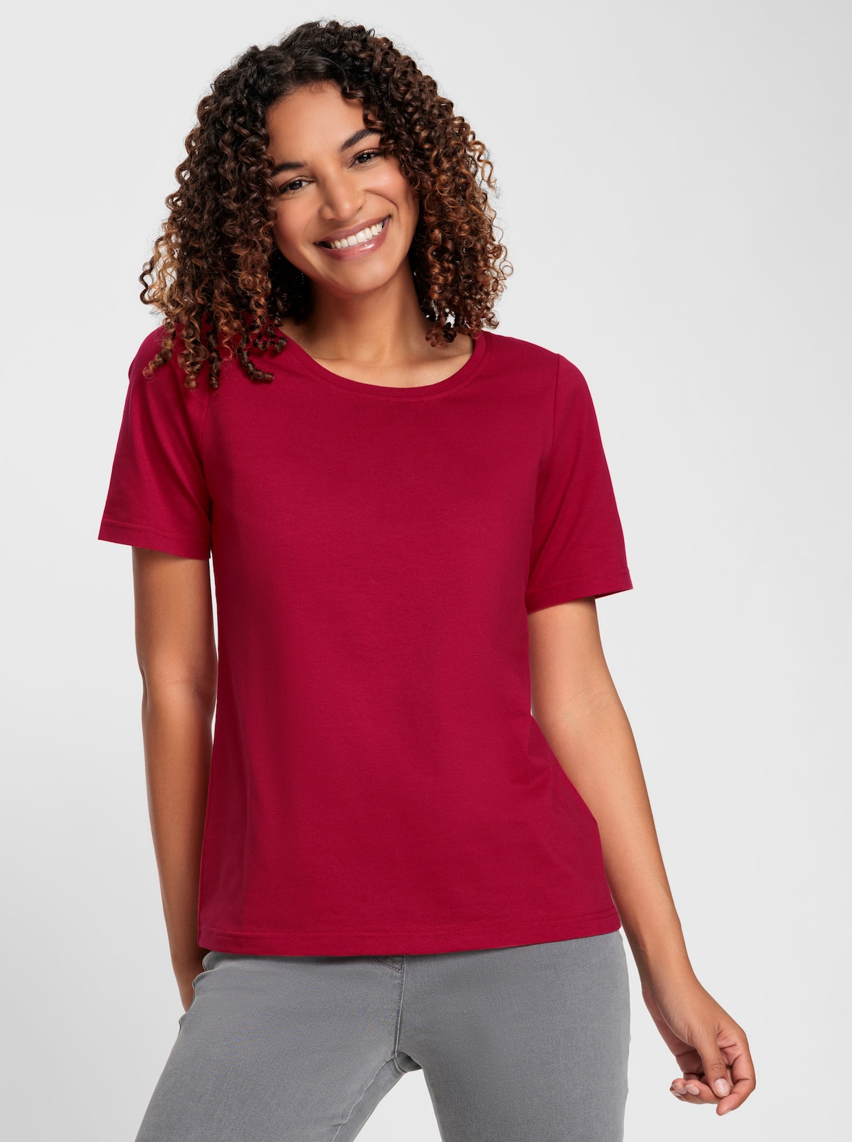 Shirt met korte mouwen - rood