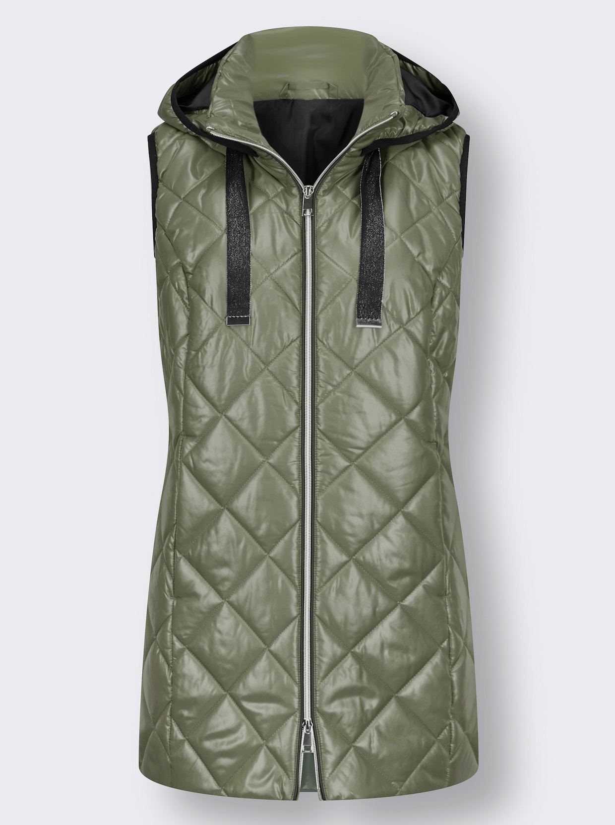 Lang vest - kaki
