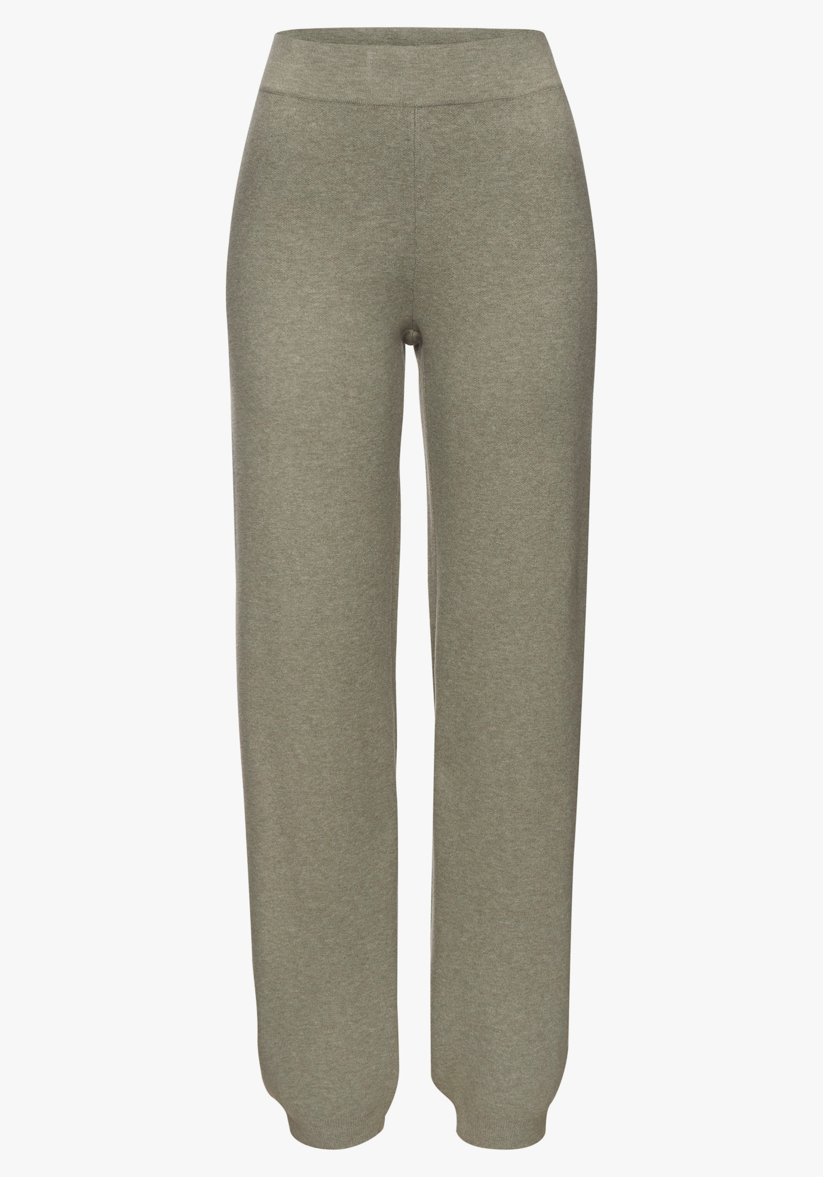 Elbsand Strickhose - oliv meliert