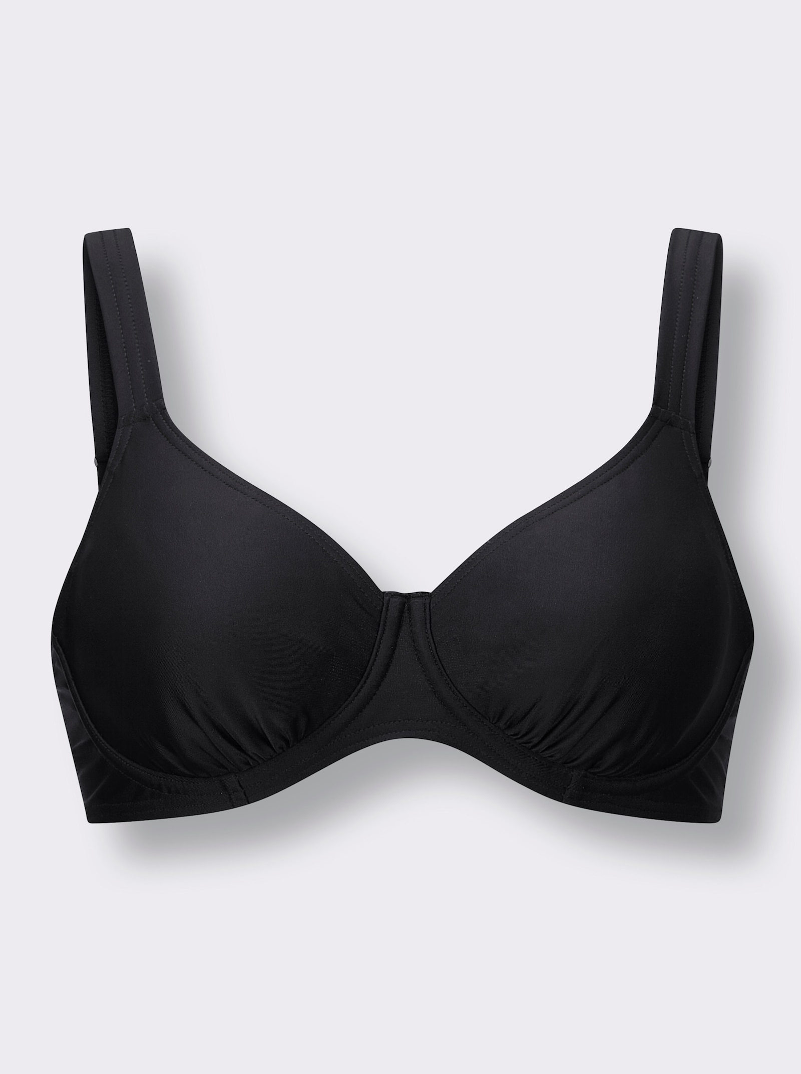 feel good Bikini-Oberteil mit herausnehmbaren Softcups - schwarz