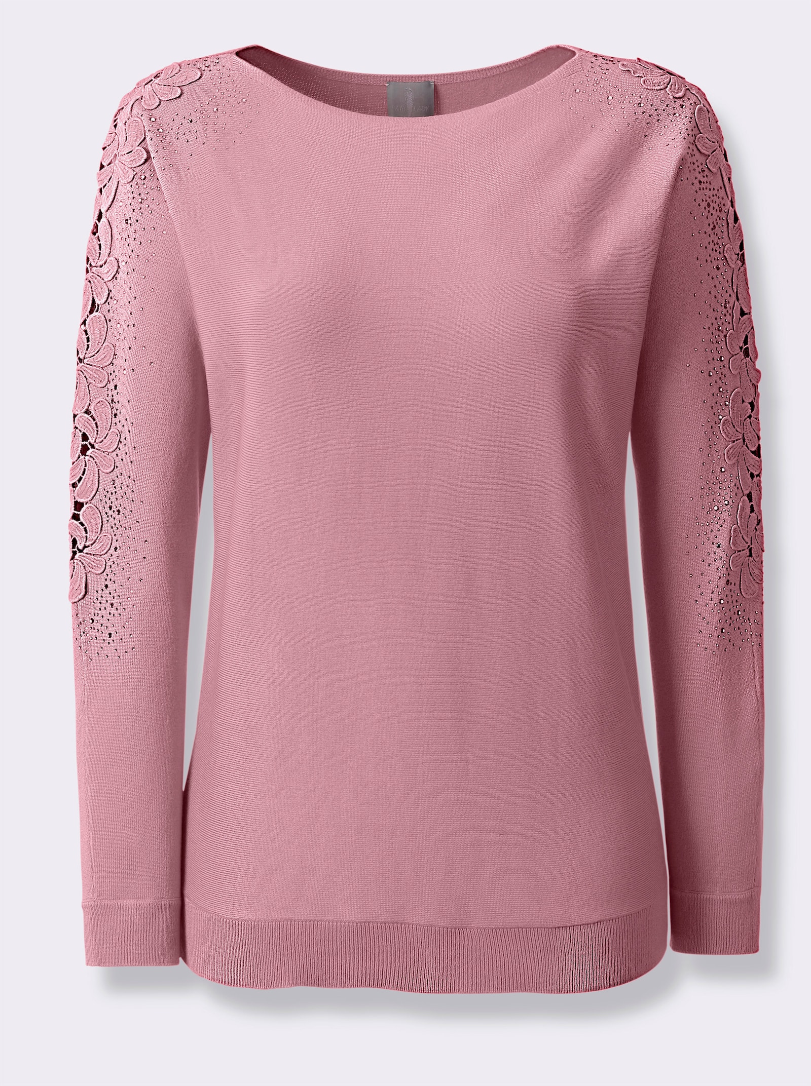 Vleermuistrui met glittersteentjes - hortensia