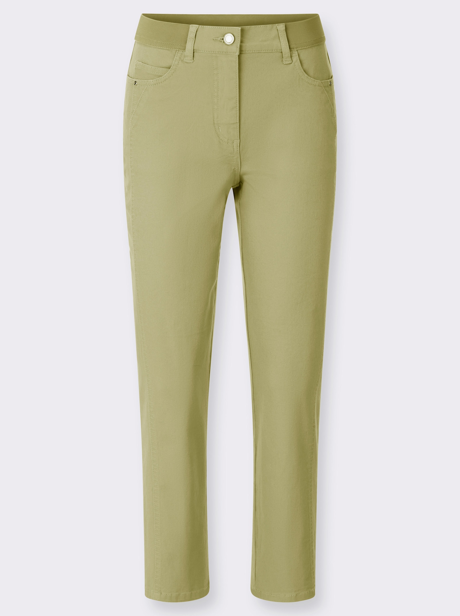 7/8-Hose in 5-Pocket-Form - schilf