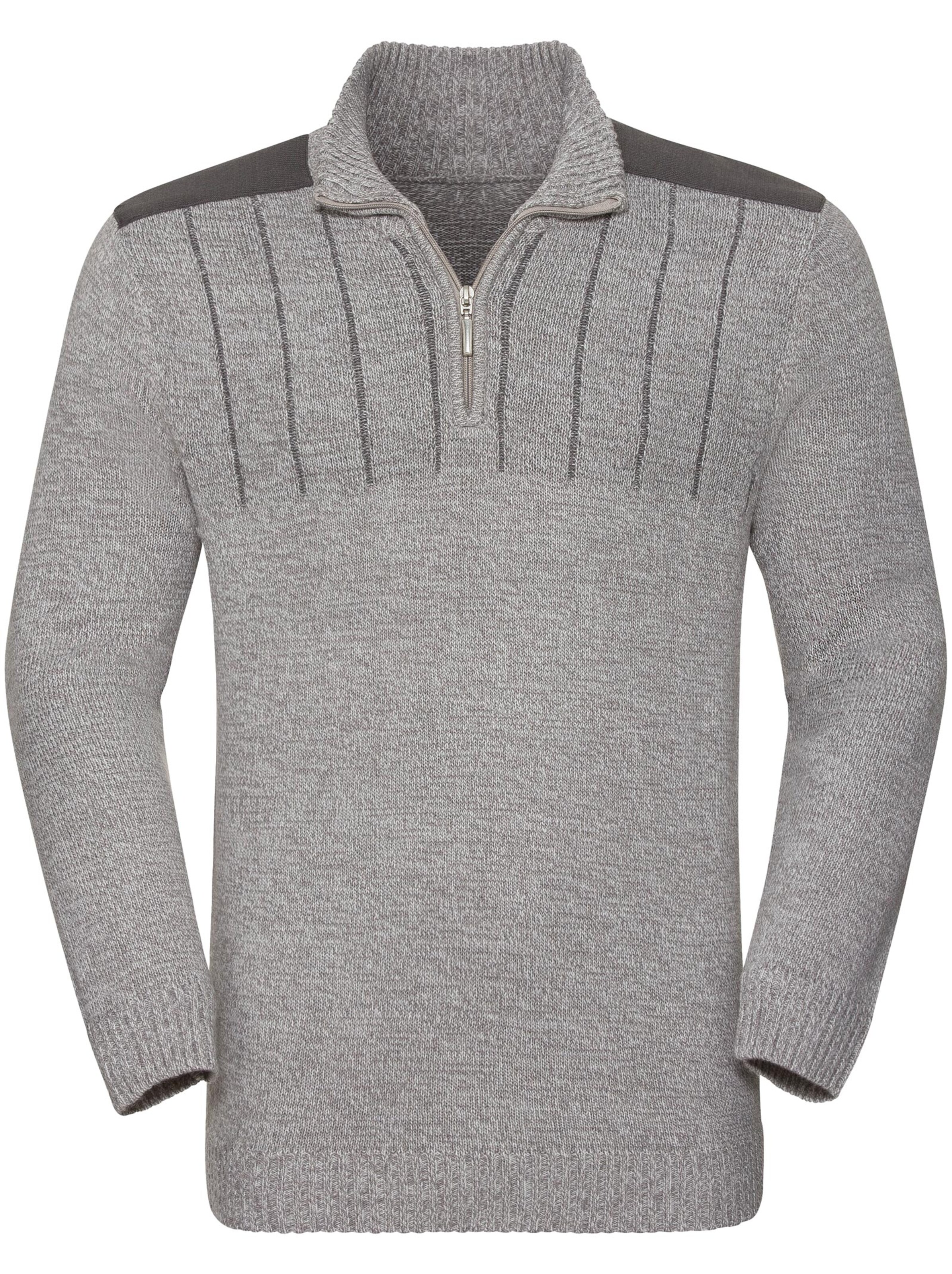 Pullover - hellgrau-meliert