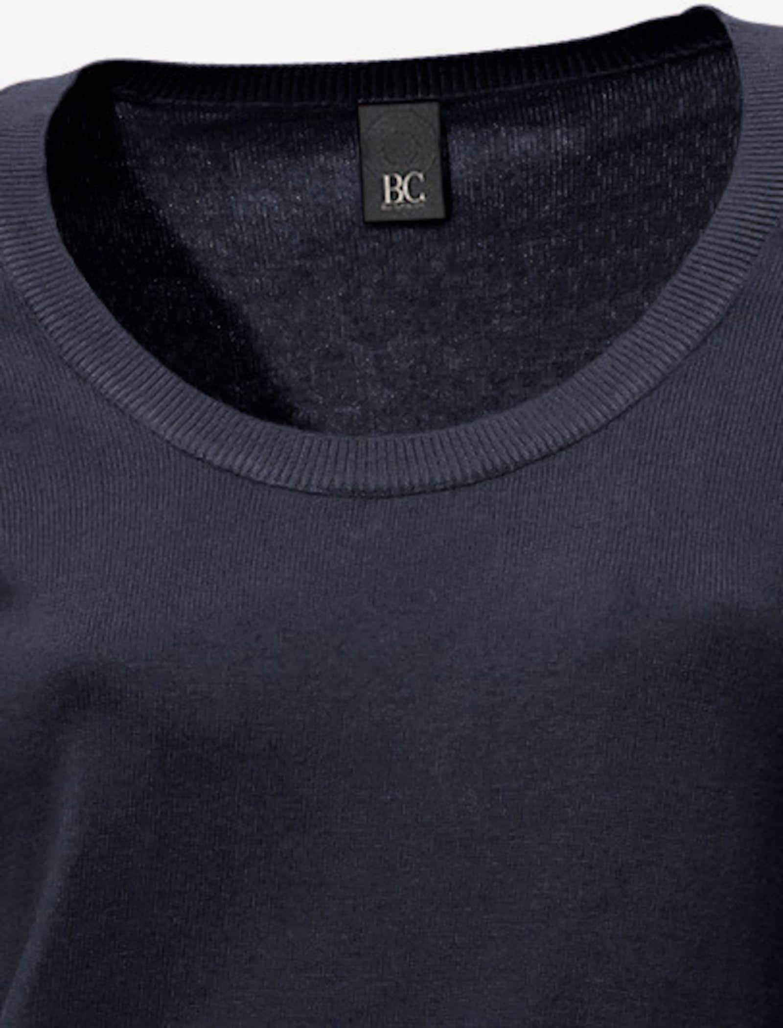 heine Rundhalspullover aus Feinstrick - marine