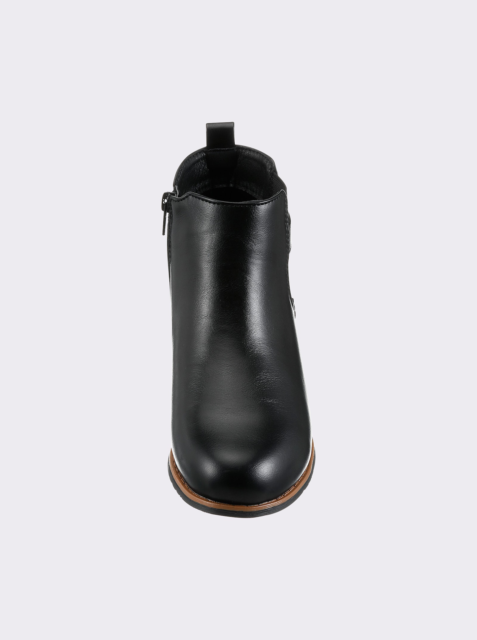 airsoft modern+ Stiefelette mit Elastik-Einsatz - schwarz