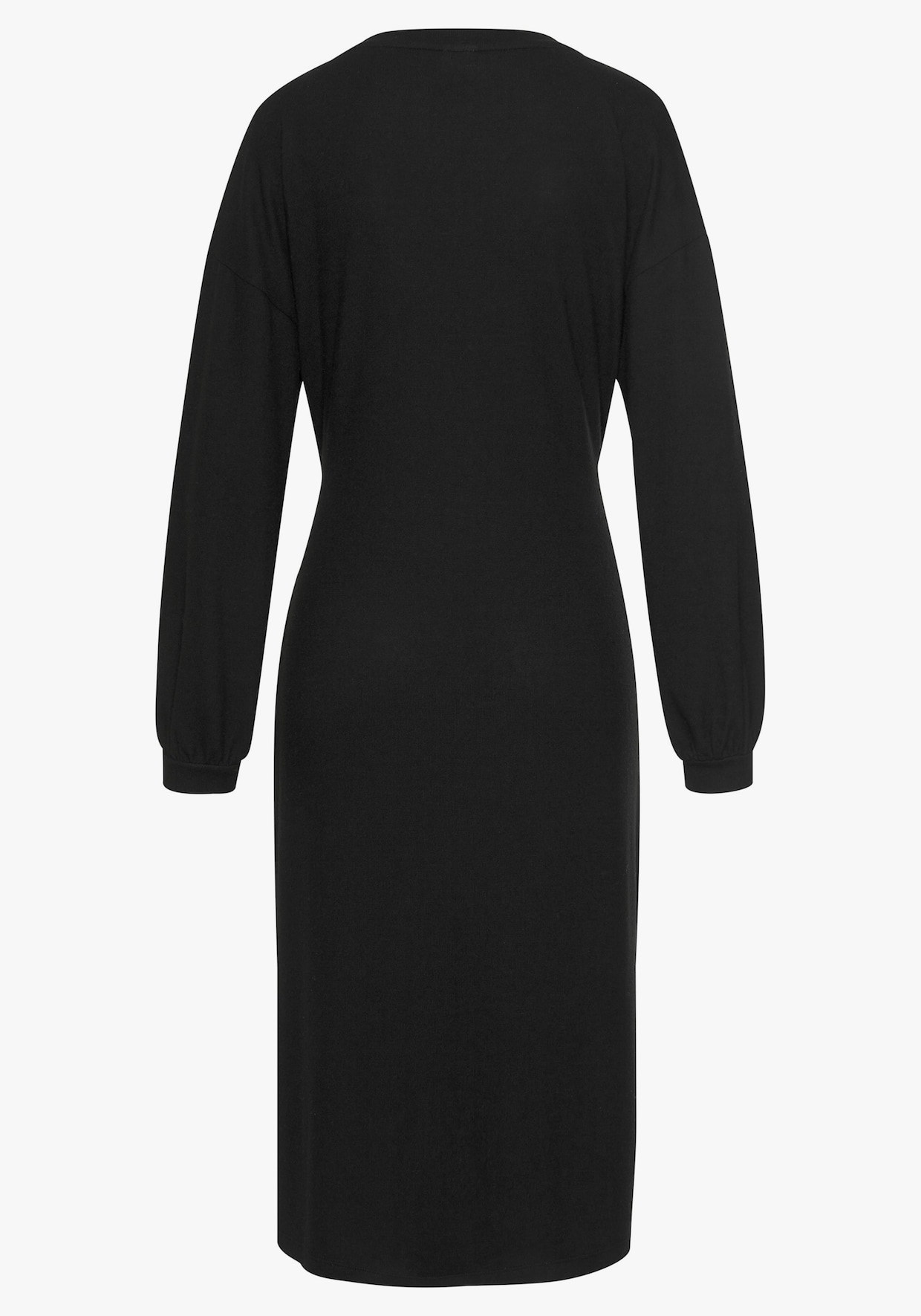 LASCANA Robe en tricot - noir